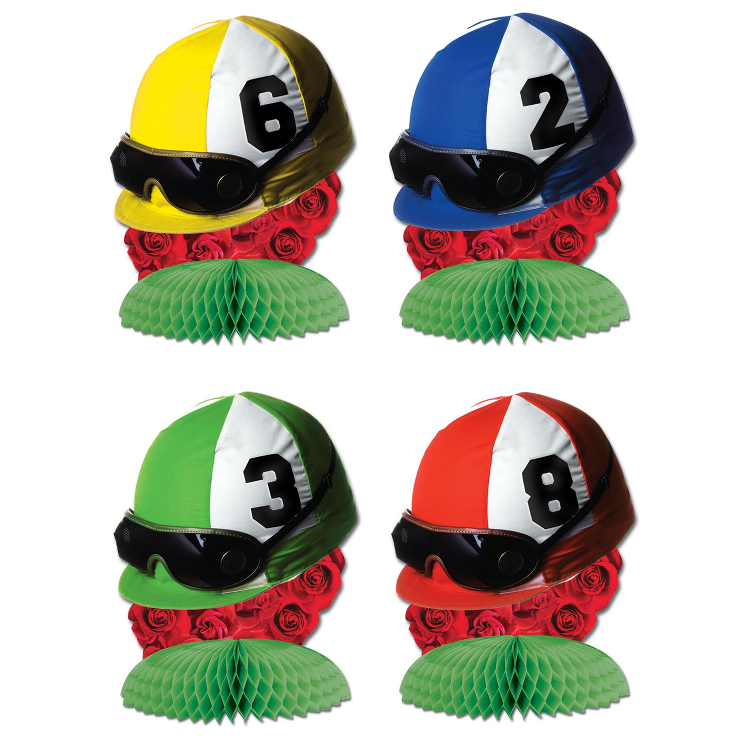 Beistle Jockey Helmet Mini Party Centerpieces (4/Pkg)