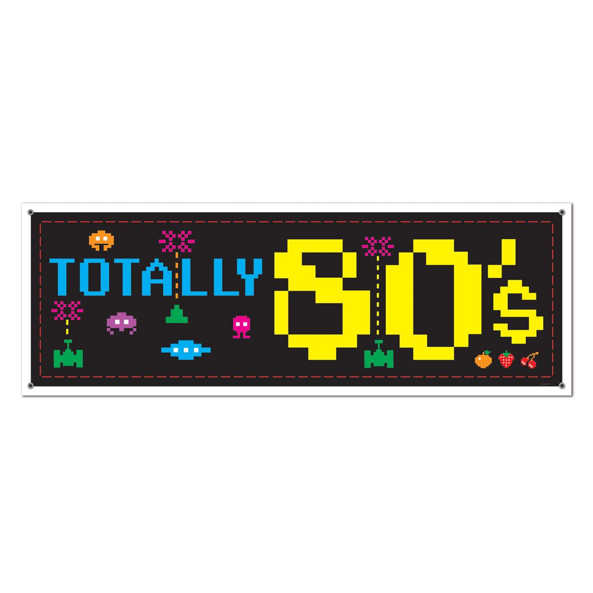 Beistle 80's Party Sign Banner