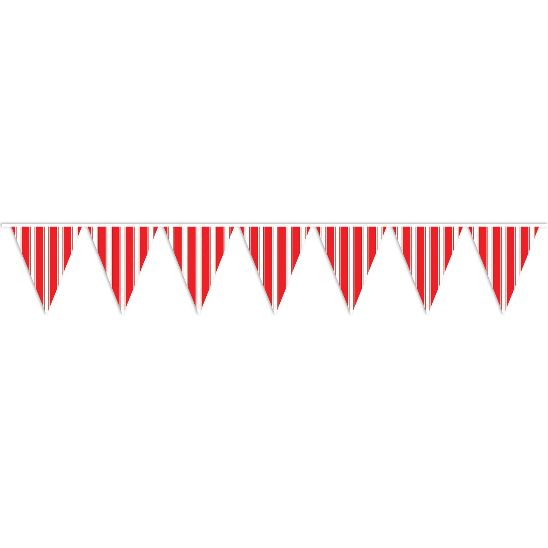 Beistle Striped Party Pennant Banner