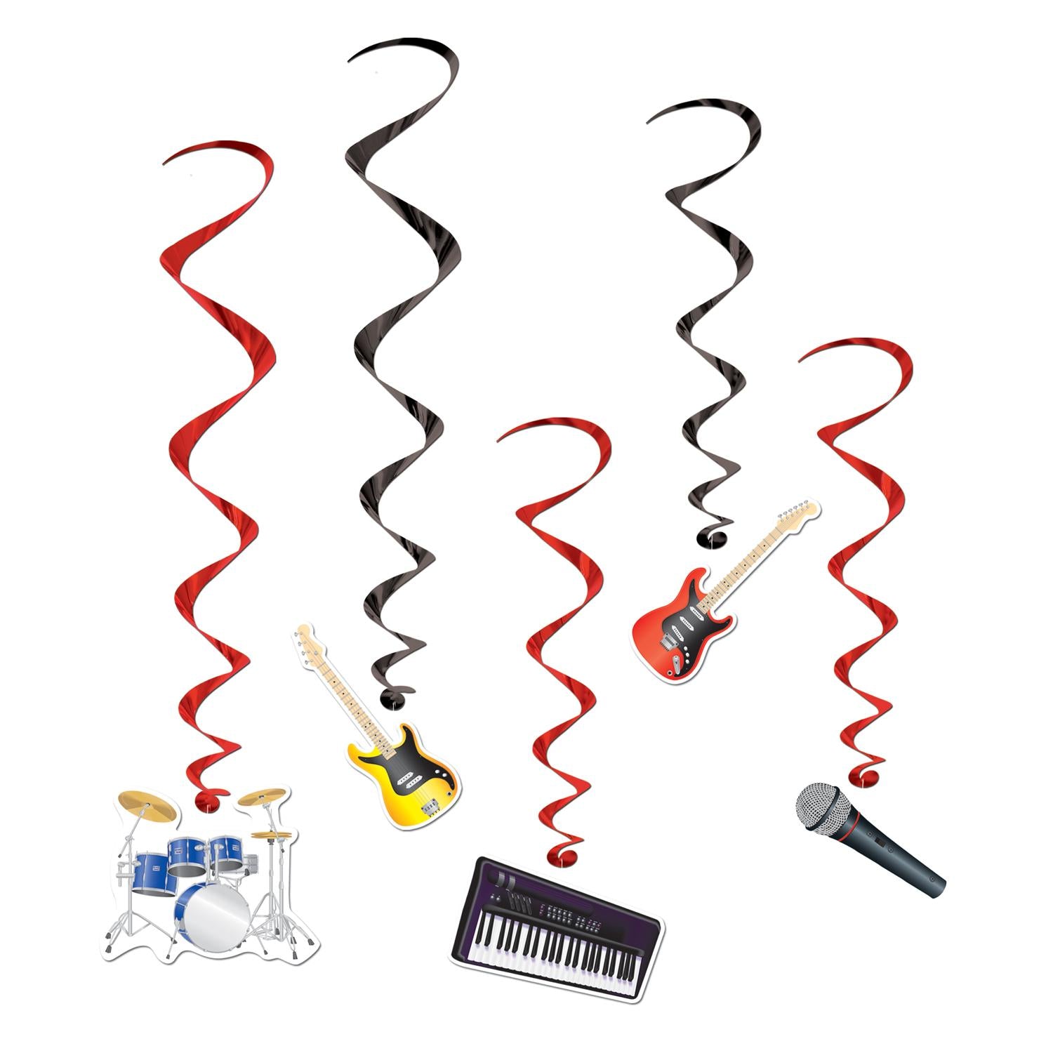 Beistle Band Party Whirls (5/Pkg)