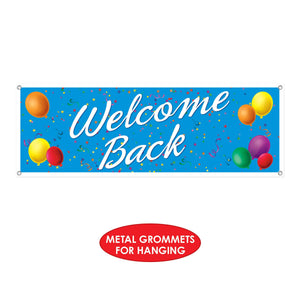 Welcome Back Sign Banner