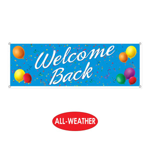 Welcome Back Sign Banner