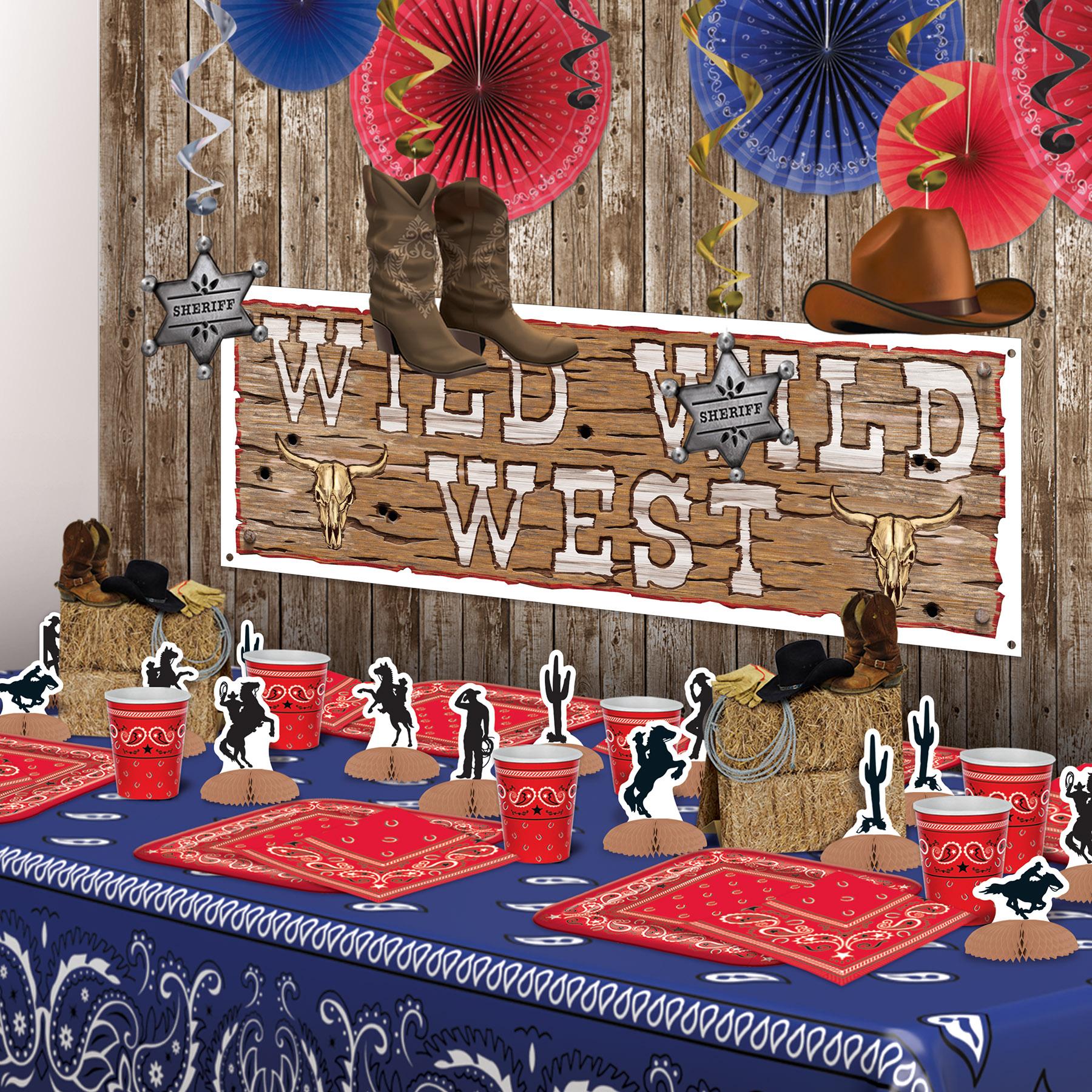 Beistle Wild Wild West Party Sign Banner