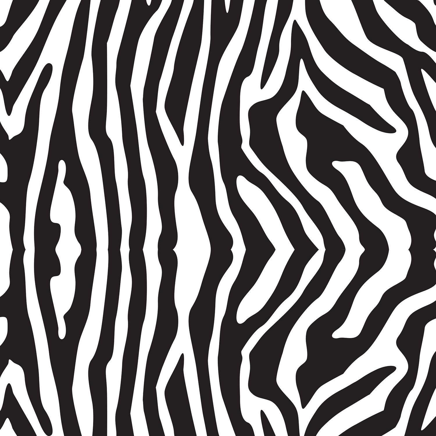 Beistle Zebra Print Party Tablecover