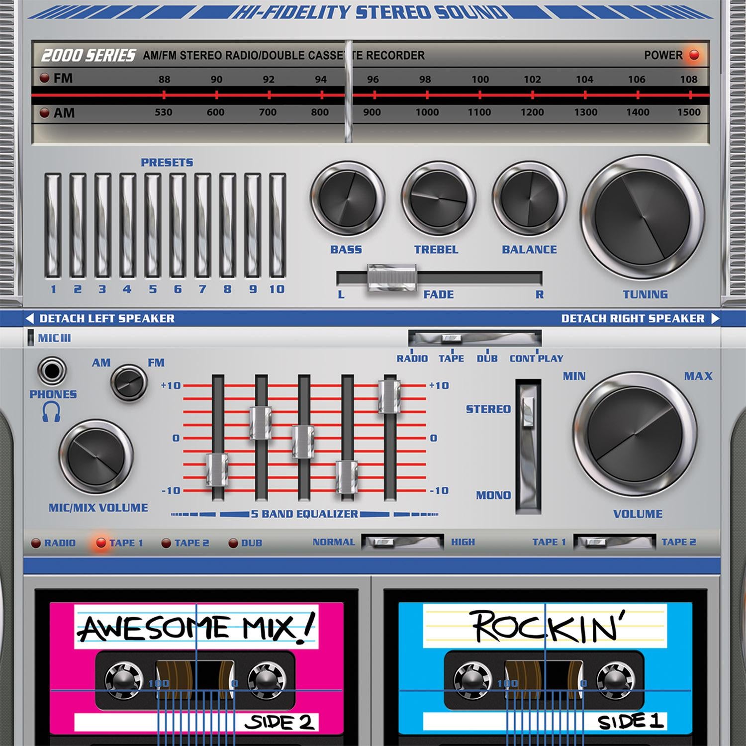 Beistle Boom Box Party Stand-Up Decoration