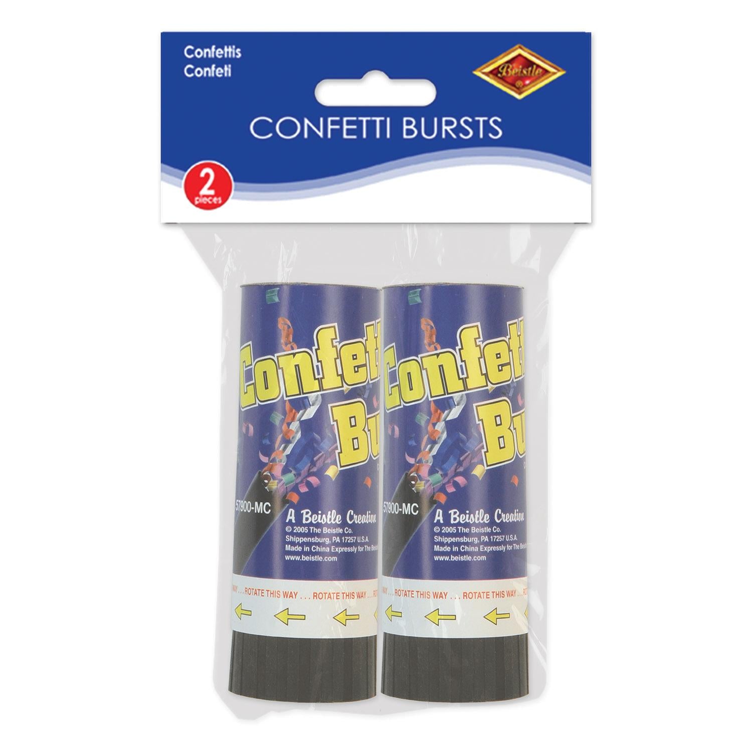 Beistle Packaged Party Confetti Bursts (2/Pkg)