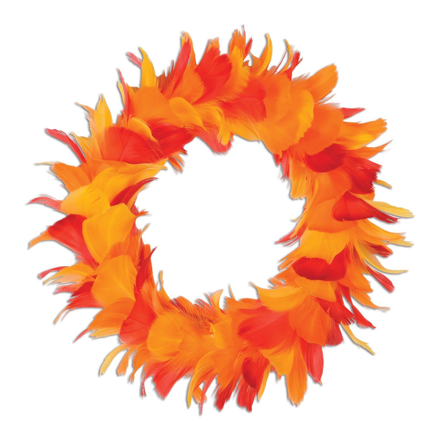 8 Inch- Thanksgiving Fancy Wreath-  Golden- Yellow - Orange - Red