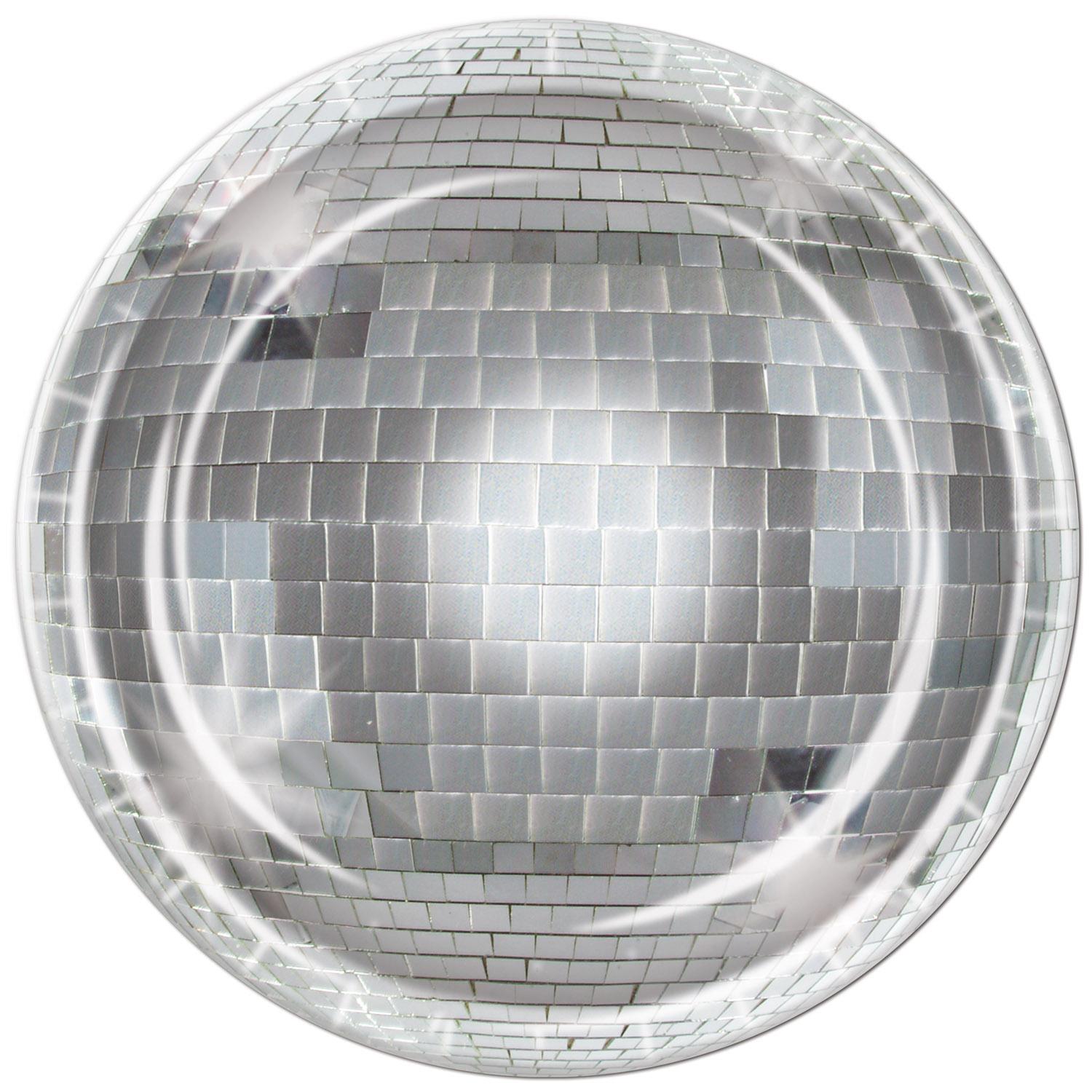 Beistle Disco Ball Party Paper Plates 9 inch, 8/Pkg