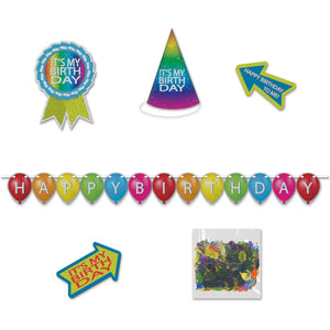 Beistle Birthday Desktop Party Pack Kit (6/Pkg)