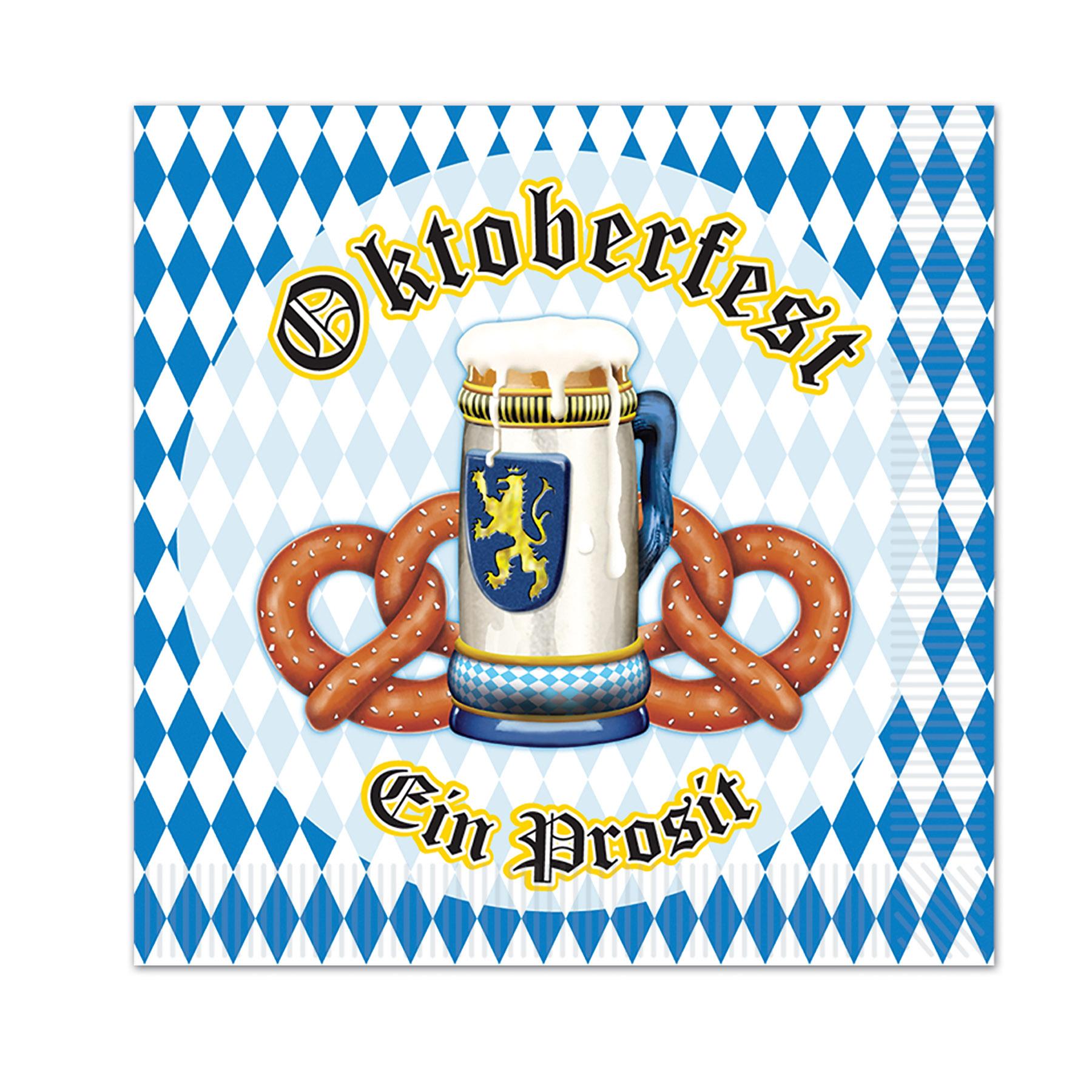 Beistle Oktoberfest Beverage Napkins (16/Pkg)