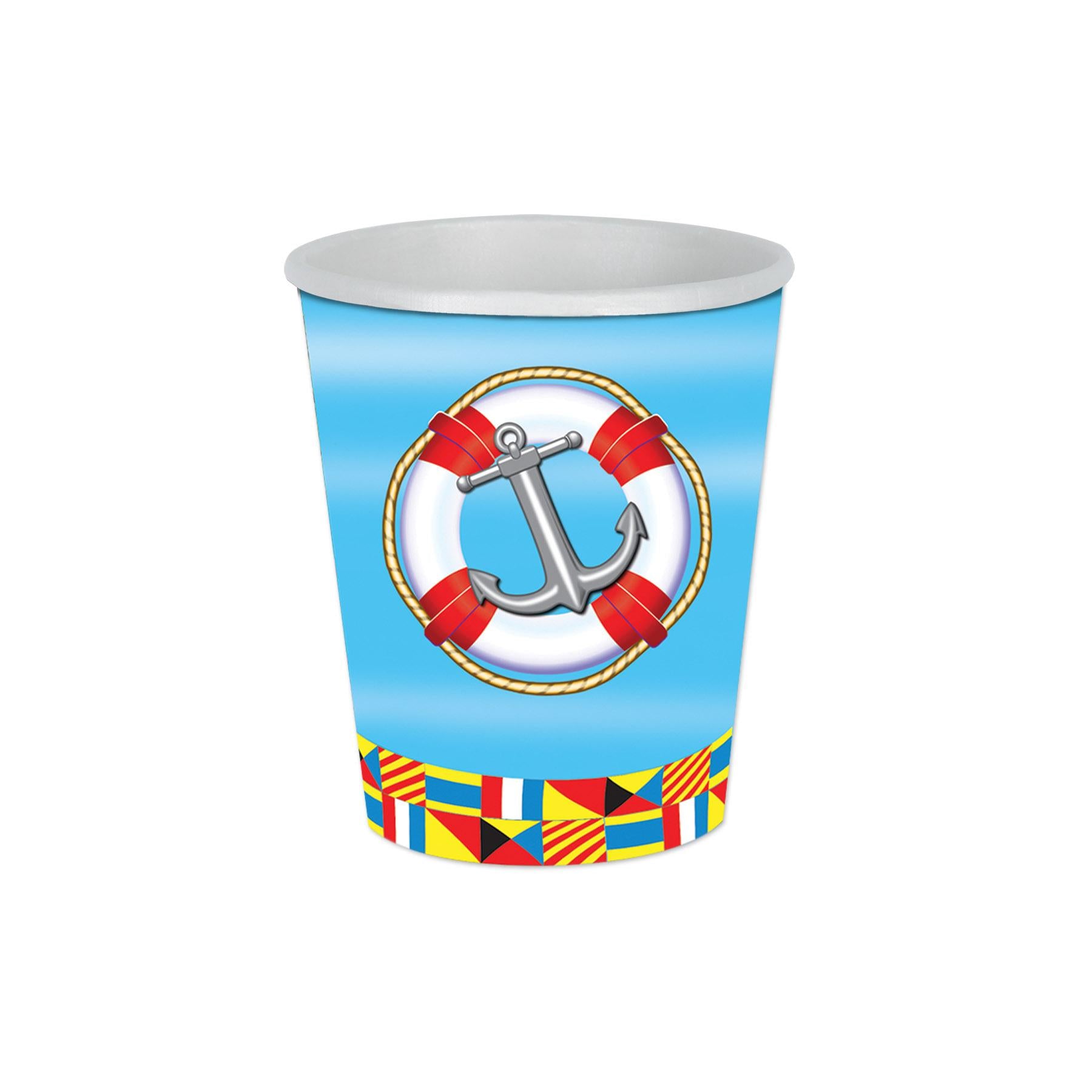 Beistle Nautical Party Beverage Cups (8/Pkg)