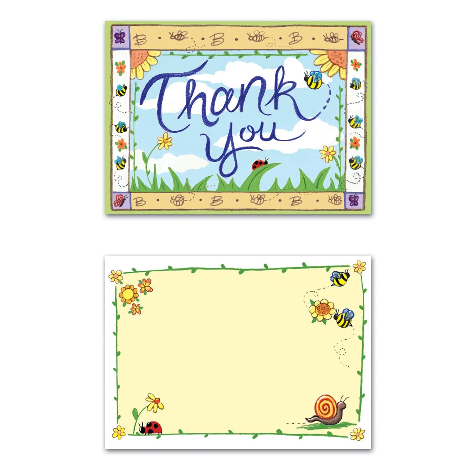 Beistle B Is For Baby Thank You Notes (8/Pkg)