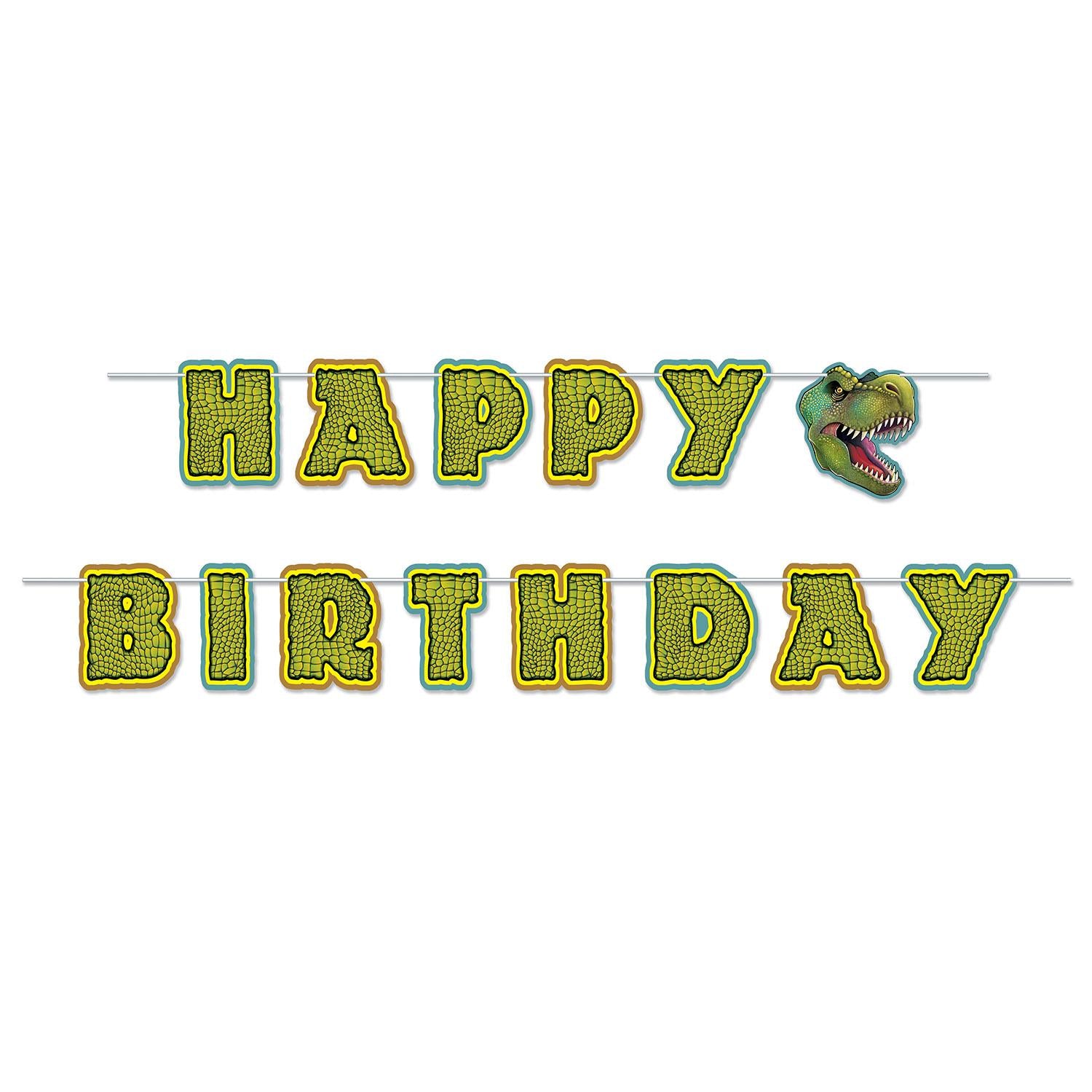 Beistle Birthday Dinosaur Party Streamer