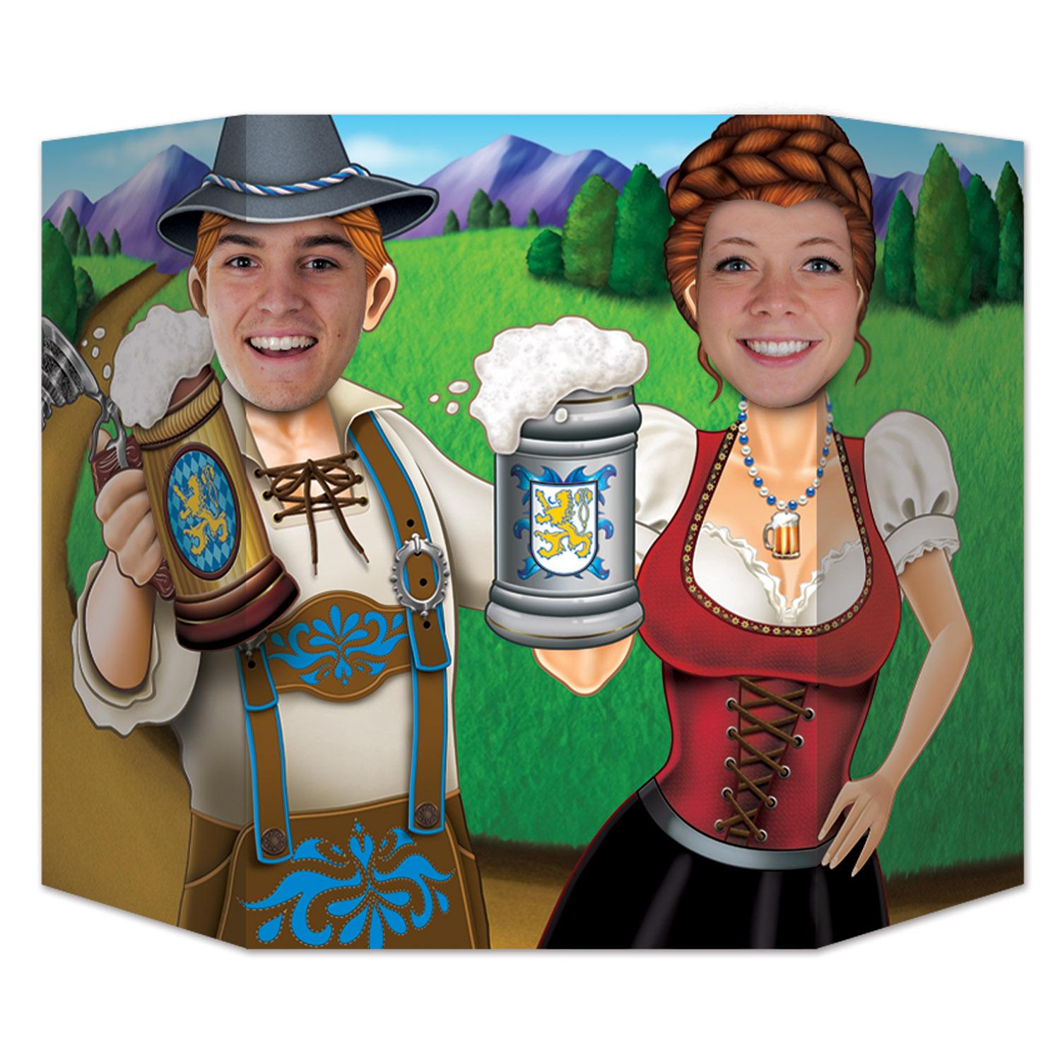 Beistle Oktoberfest Couple Photo Prop