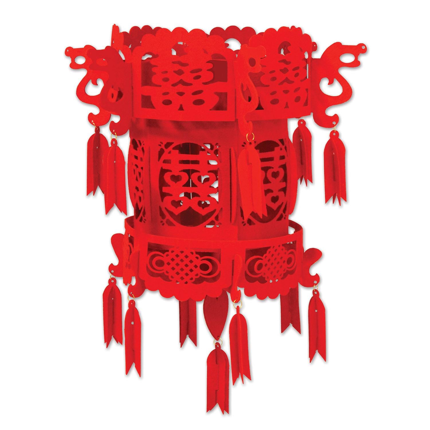 Beistle Felt Chinese Palace Lantern