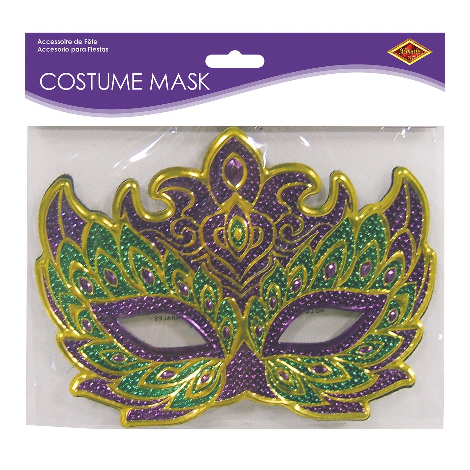 Beistle Mardi Gras Costume Mask