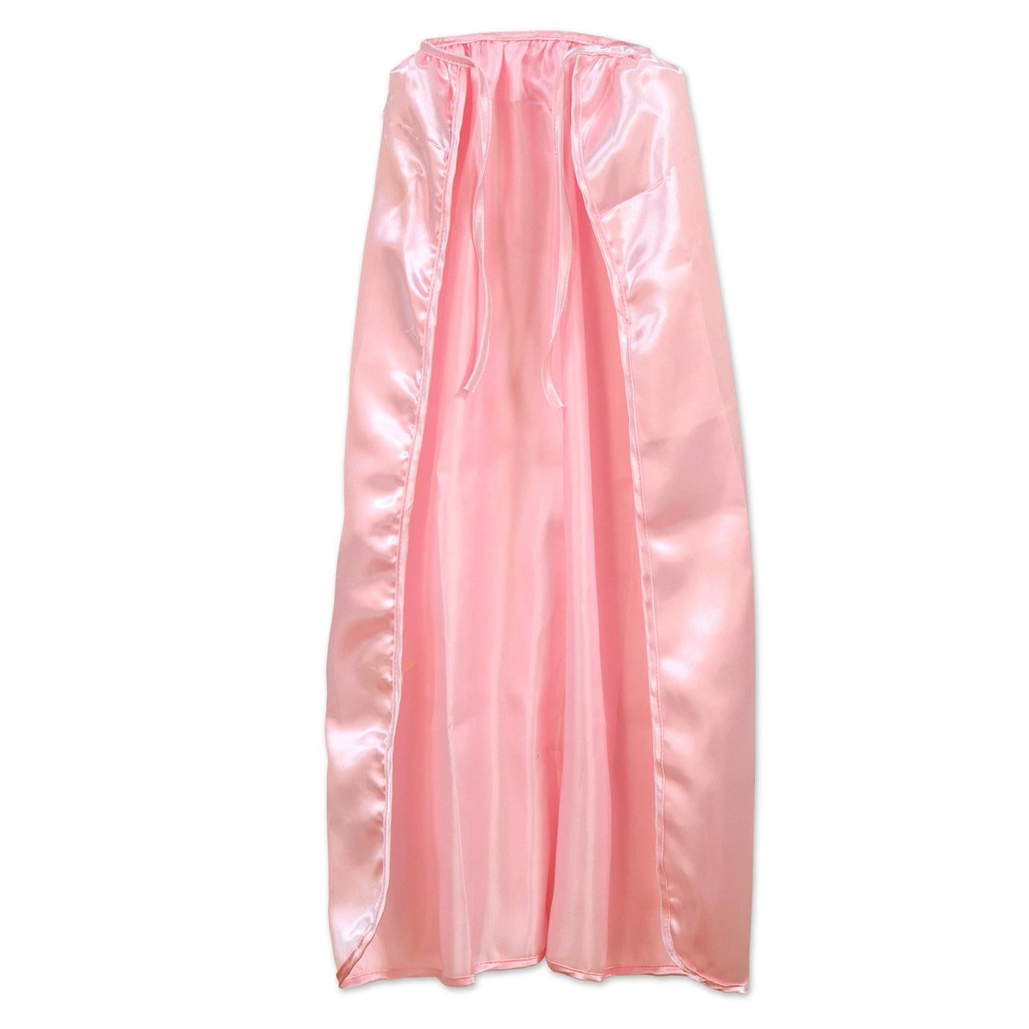 Beistle Fabric Cape - pink - string-tie closure