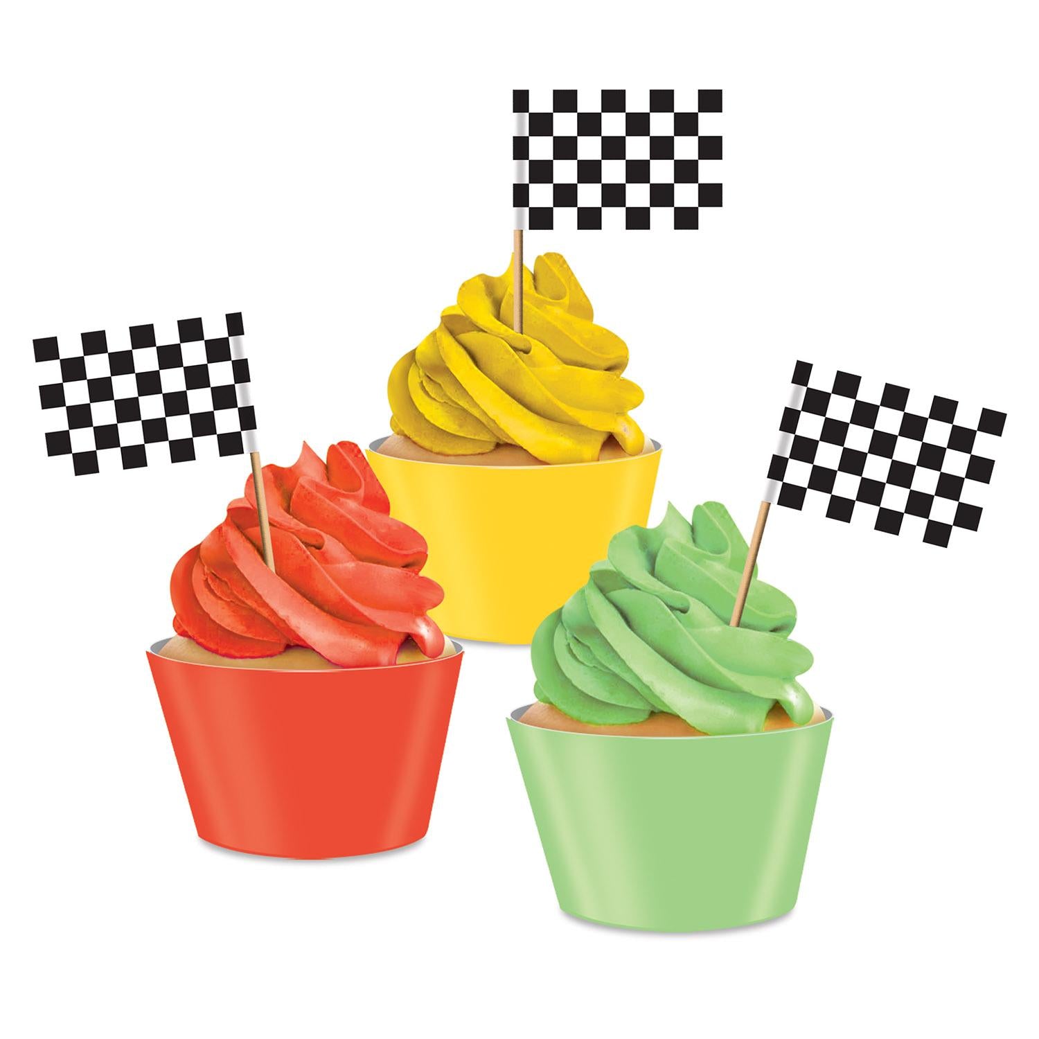 Beistle Checkered Flag Party Picks (50/Pkg)