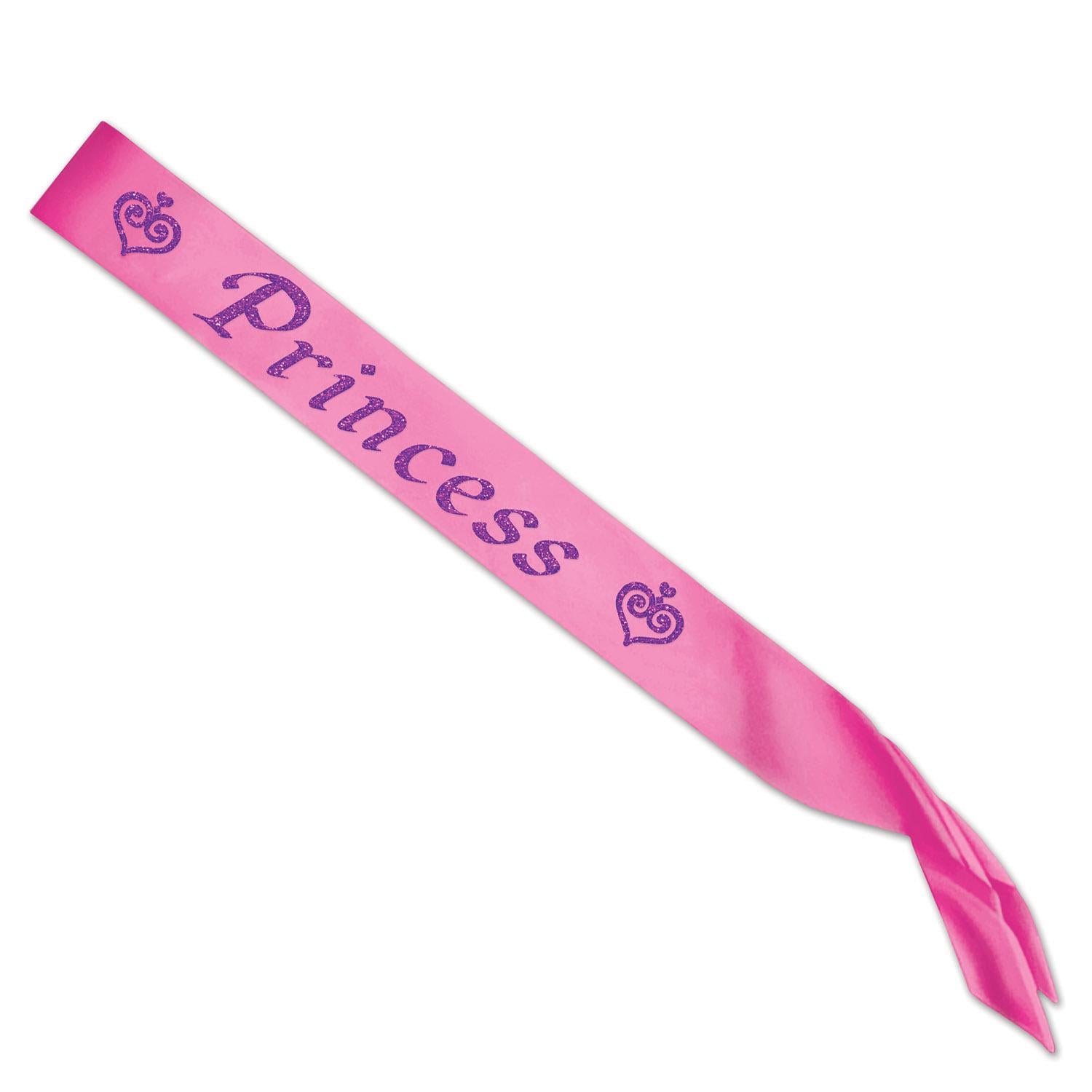 Beistle Glittered Princess Satin Sash