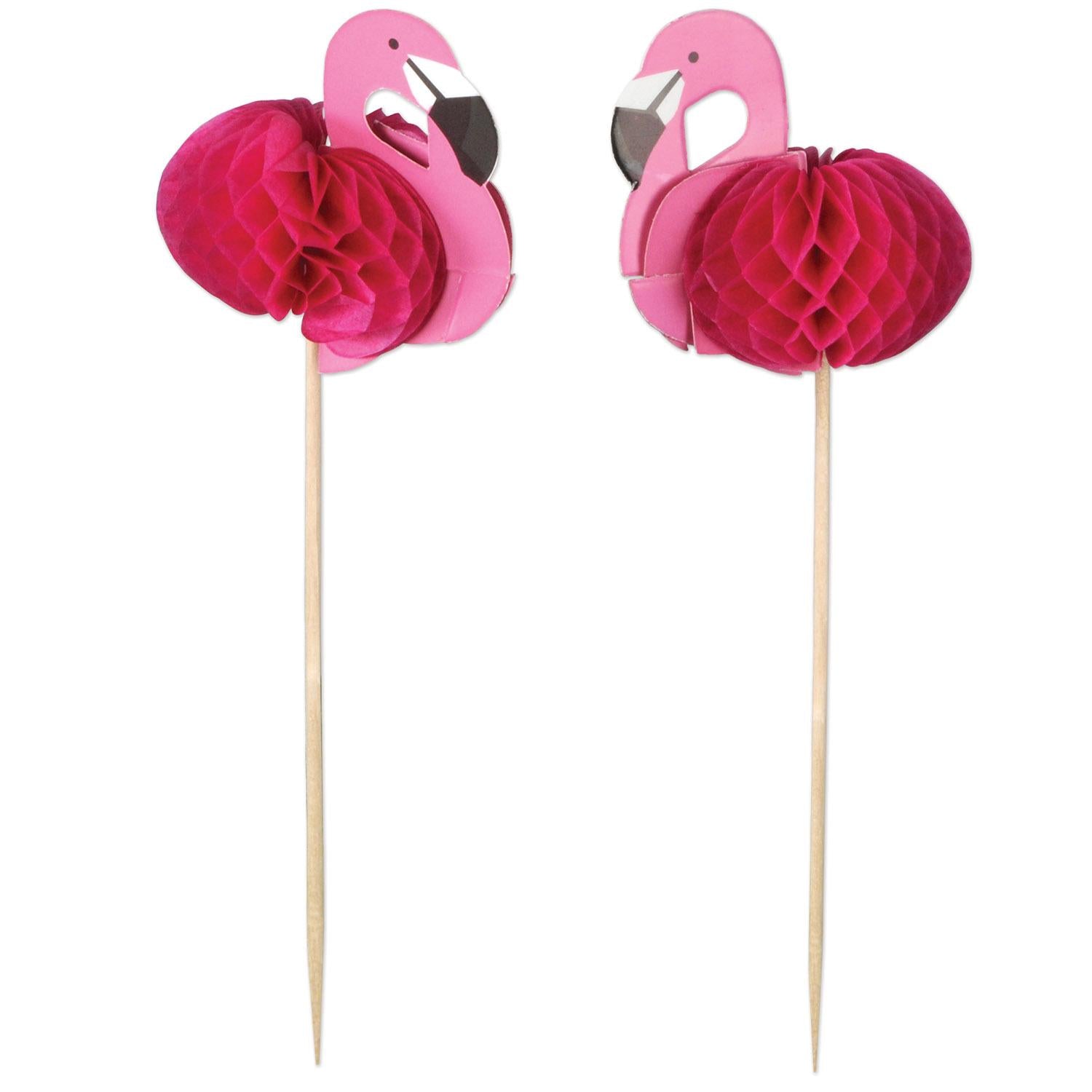 Beistle Luau Party Flamingo Picks (24/Pkg)