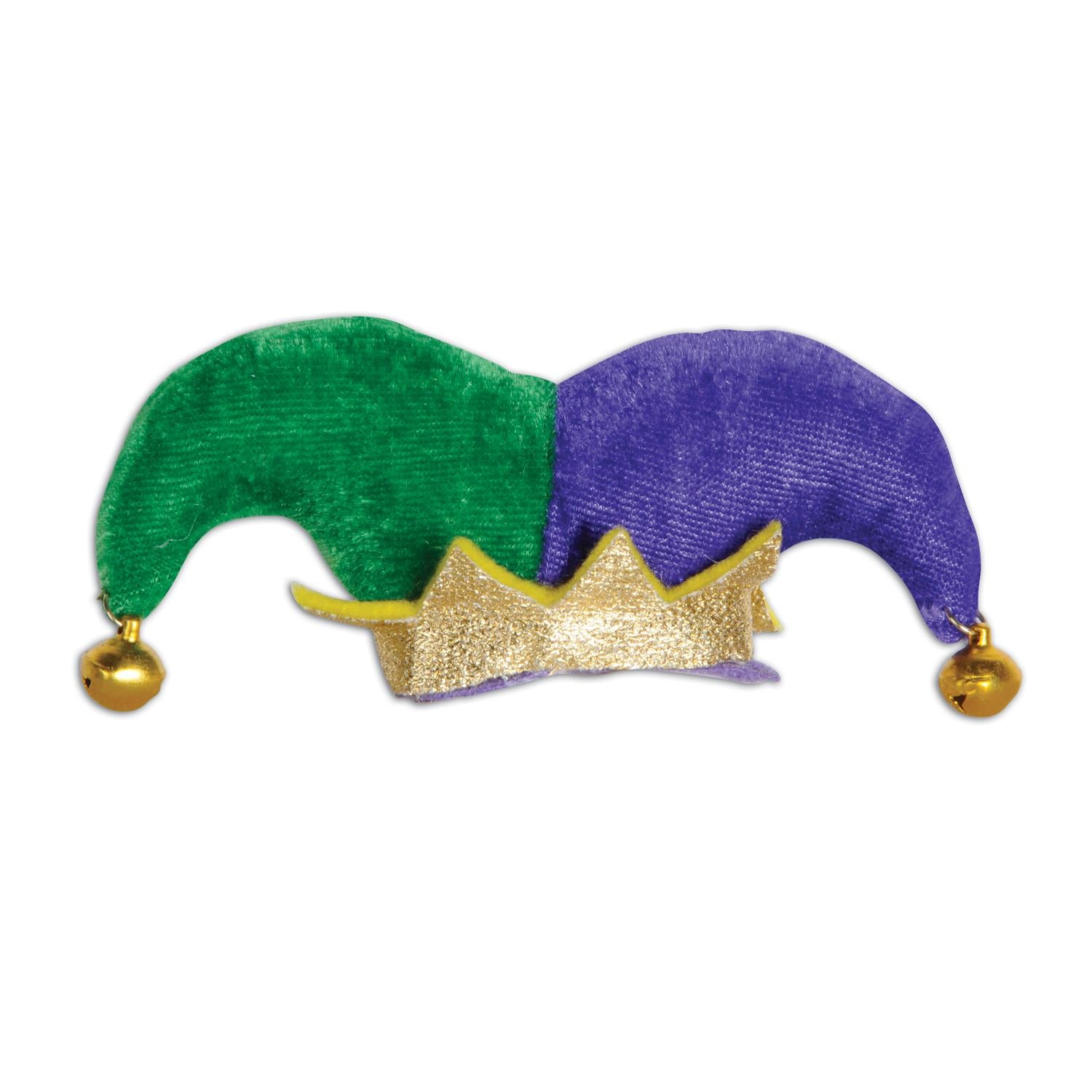 Beistle Mardi Gras Jester Hat Hair Clip