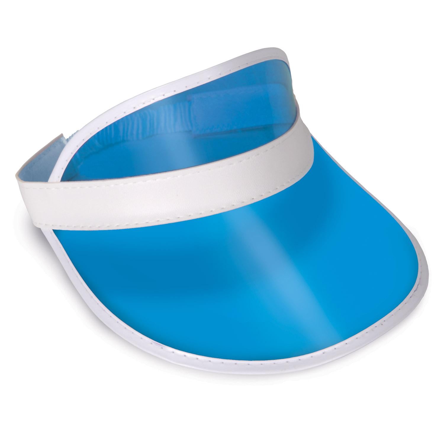 Beistle Clear Blue Plastic Dealer's Visor