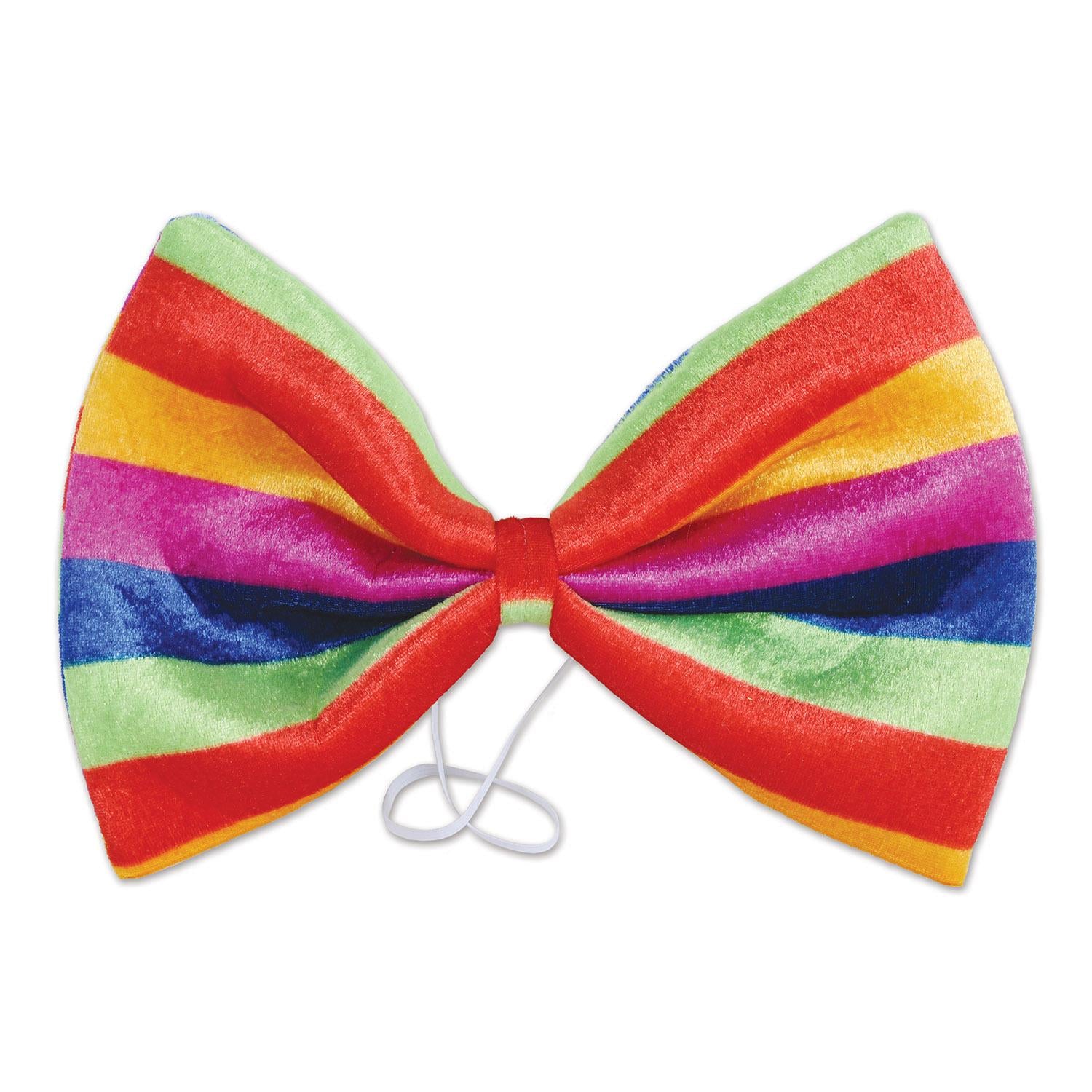 Beistle Jumbo Rainbow Bow Tie