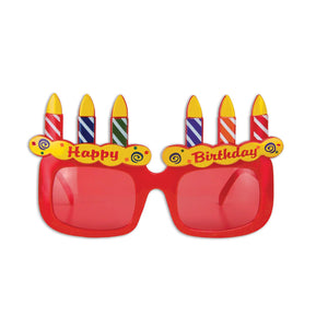 Beistle Birthday Party Cake Fanci-Frame Glasses