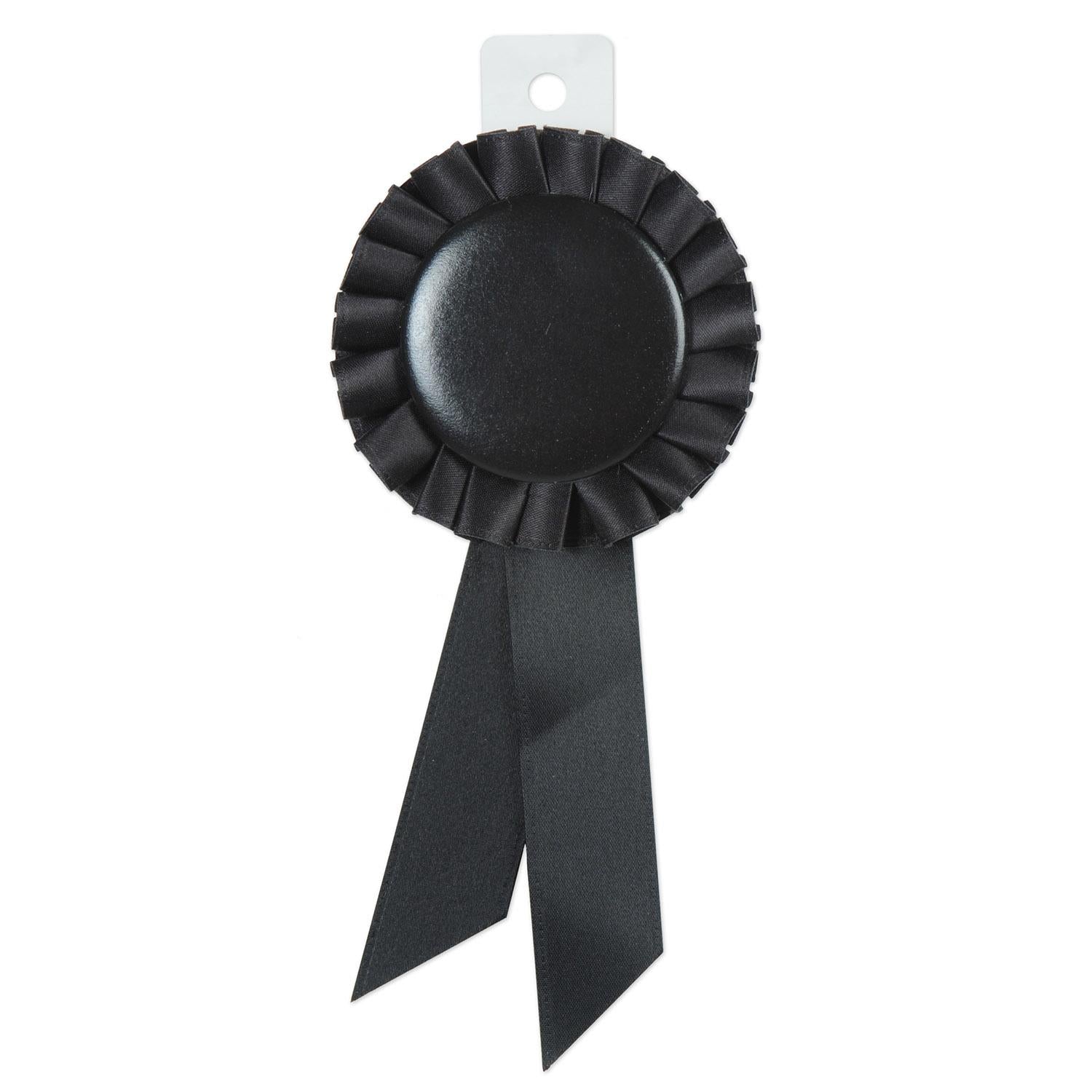 Beistle Award Party Ribbon - black