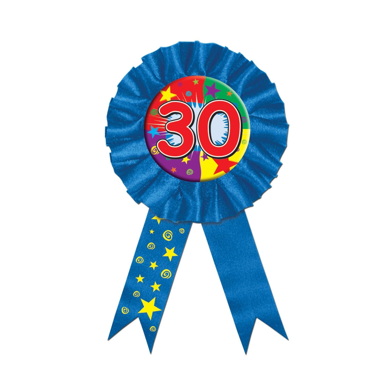 Beistle 30th Birthday Party Award Ribbon