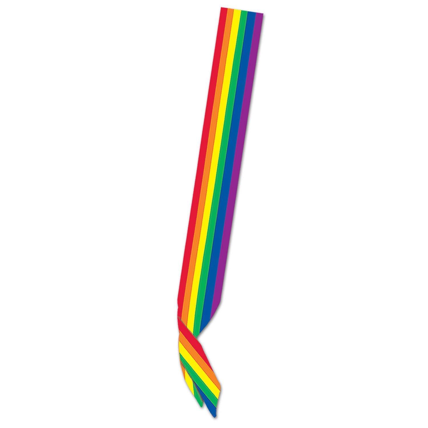 Beistle Rainbow Satin Sash