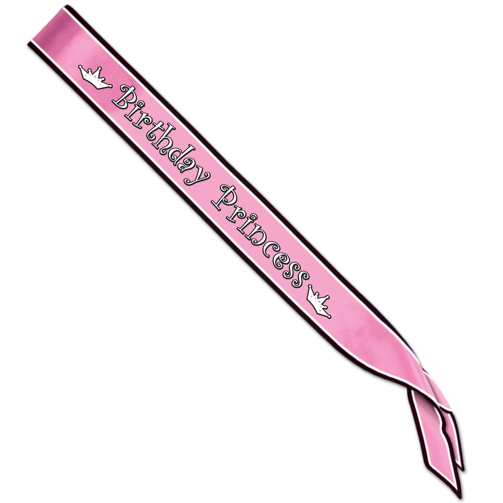 Beistle Birthday Party Princess Satin Sash