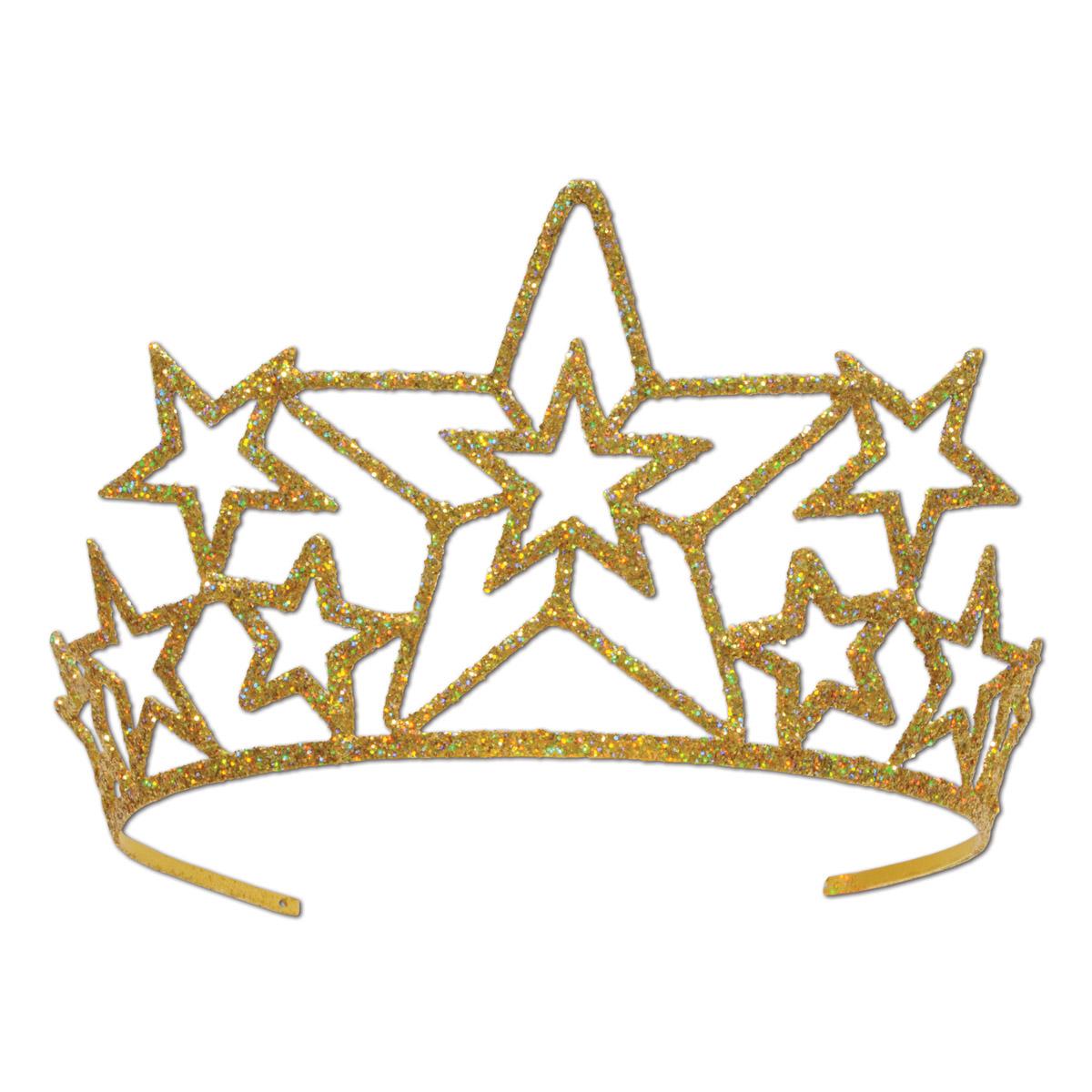 Beistle Glittered Metal Star Tiara