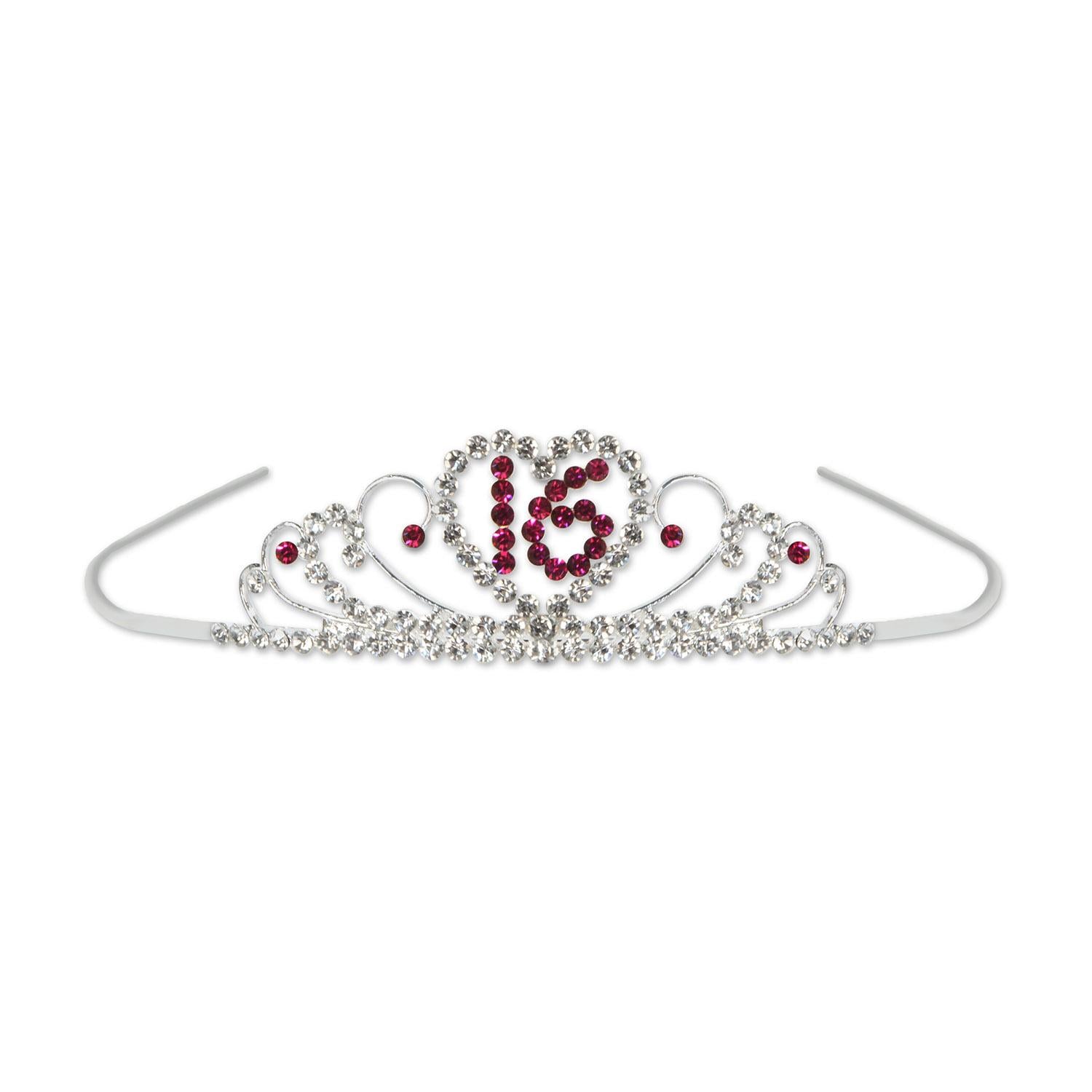 Beistle Sweet 16 Royal Rhinestone Birthday Party Tiara