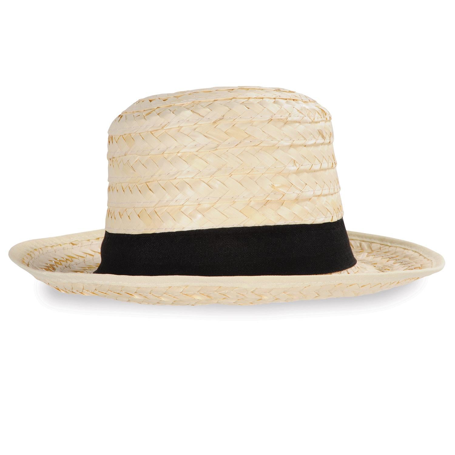 Beistle Straw Skimmer Hat