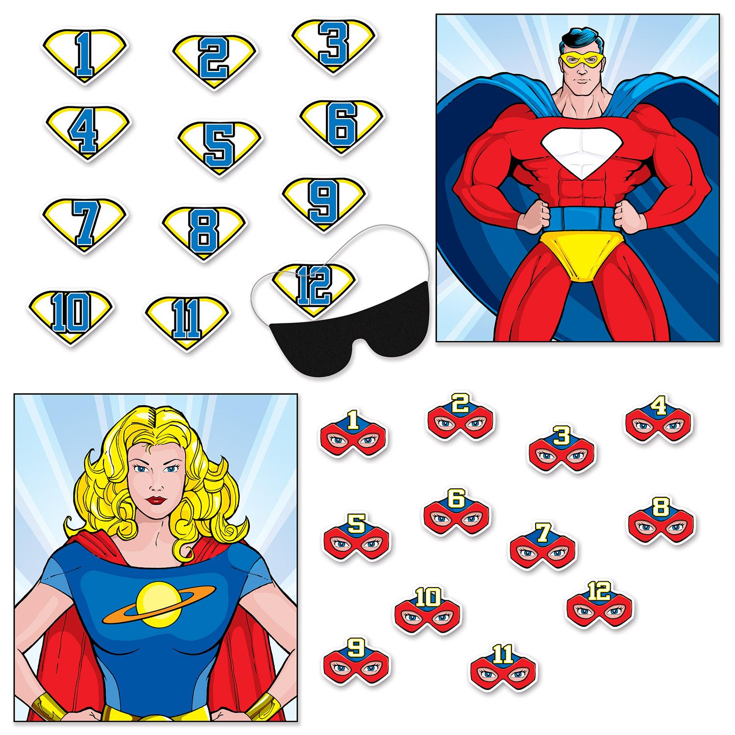 Beistle Hero Party Games (2/Pkg)