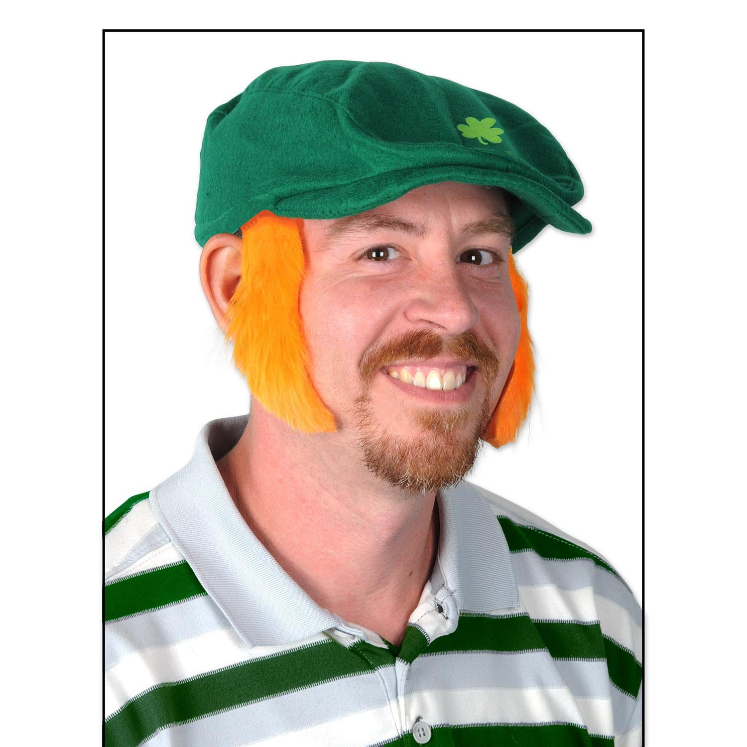 Beistle St. Patrick's Day Sideburns orange