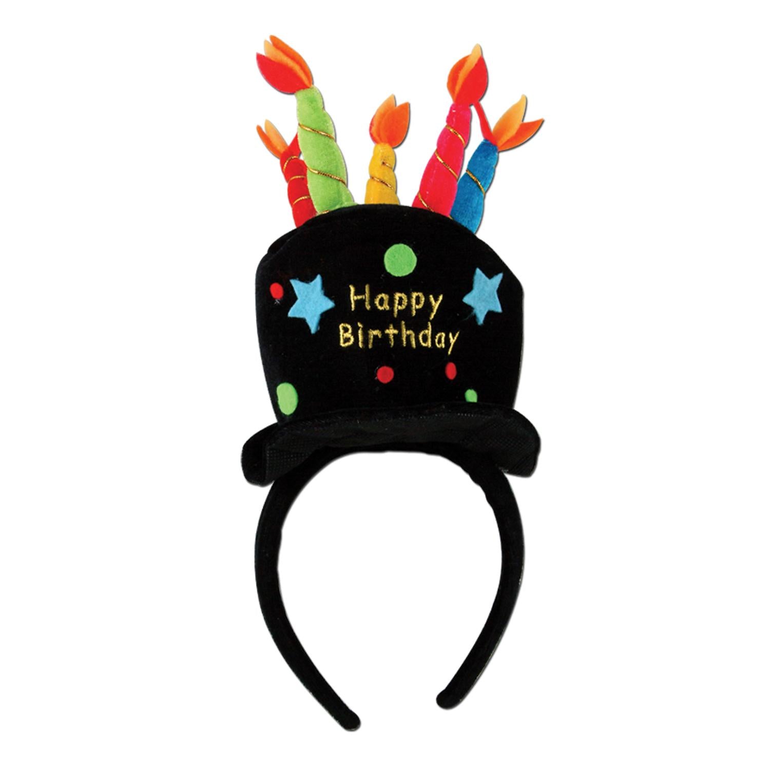 Beistle Plush Birthday Party Cake Headband