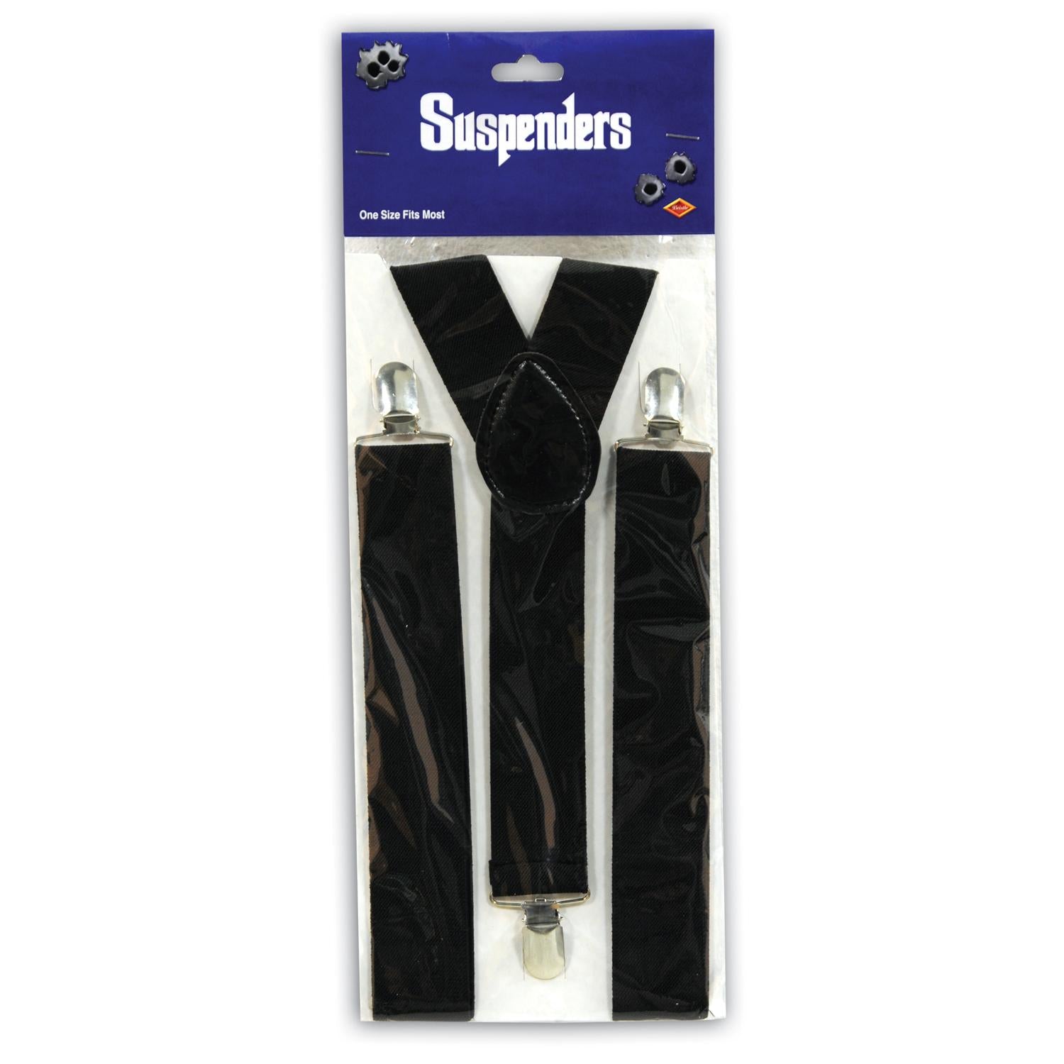 Beistle Black Suspenders