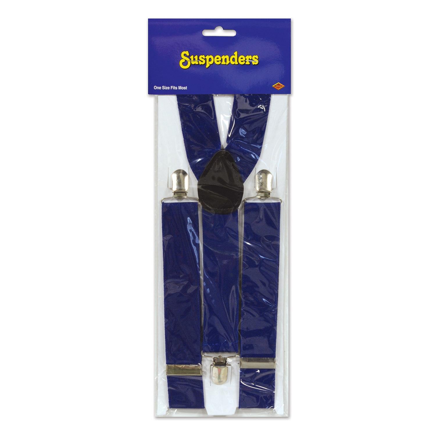 Beistle Blue Suspenders