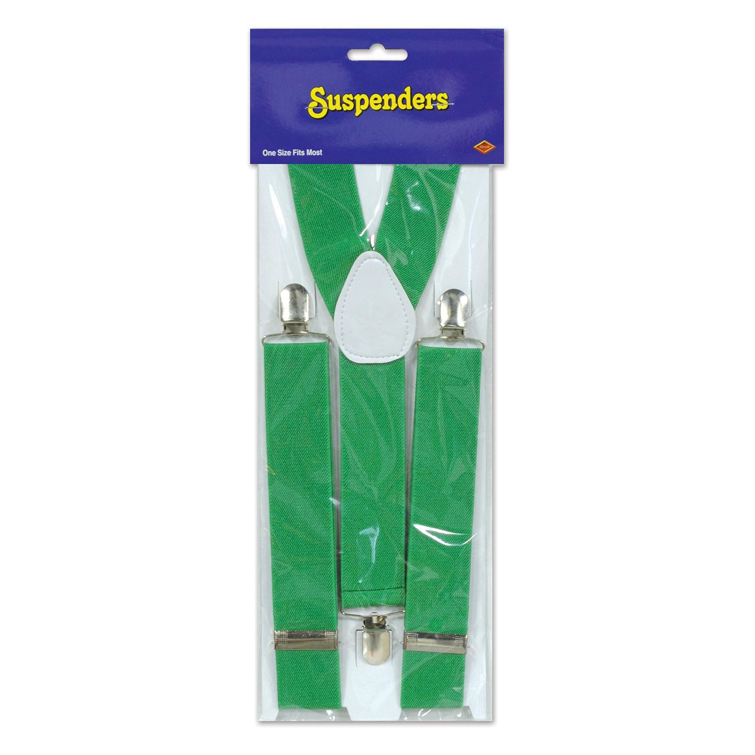 Beistle Green Suspenders