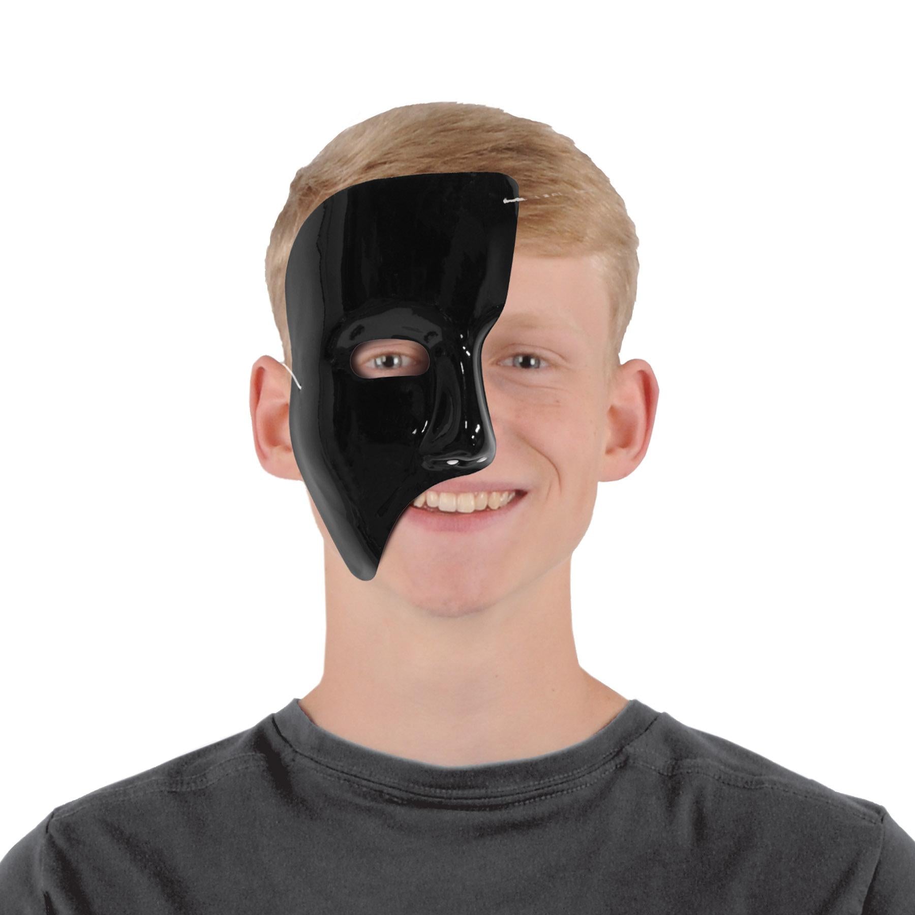 Beistle Mardi Gras Phantom Mask - black