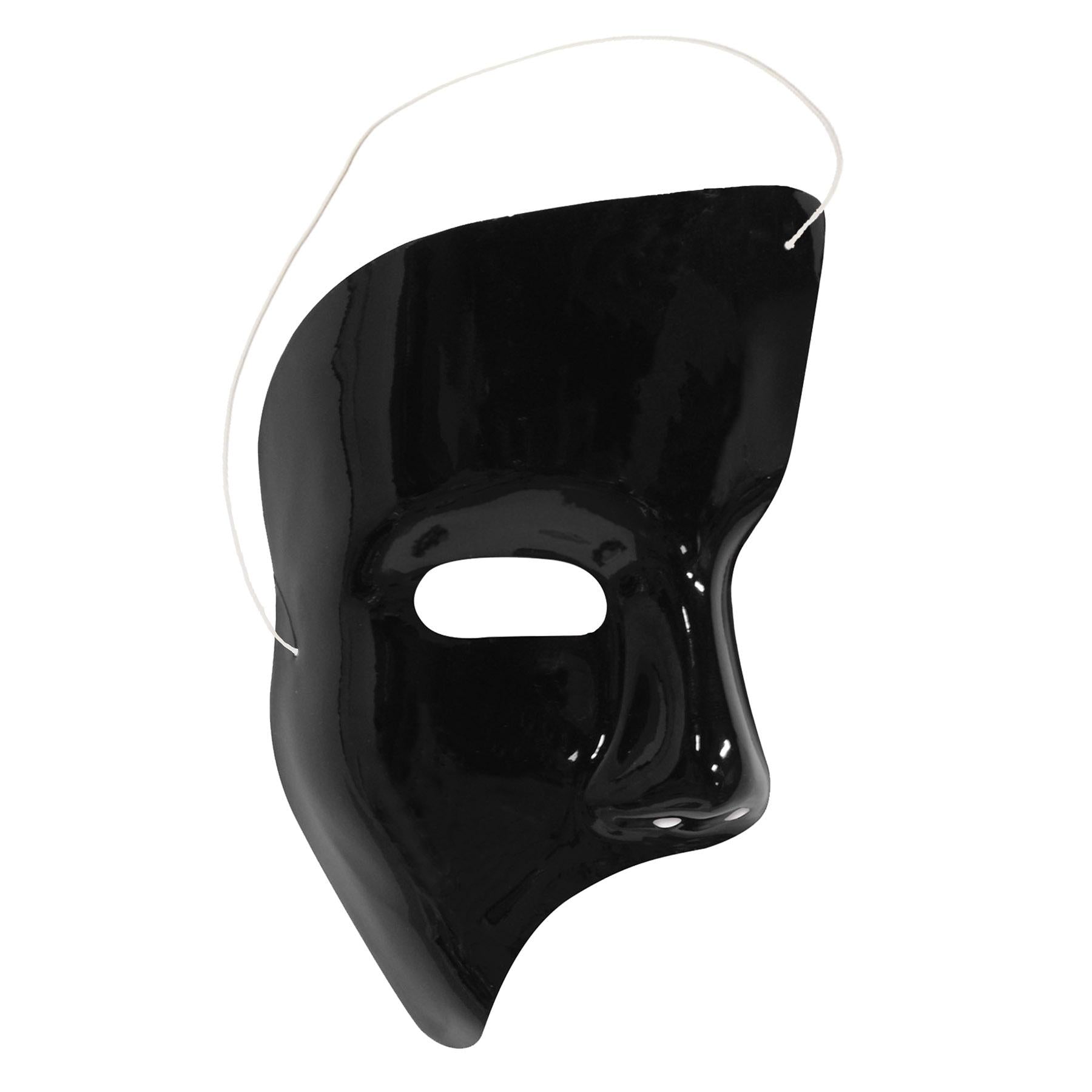 Beistle Mardi Gras Phantom Mask - black