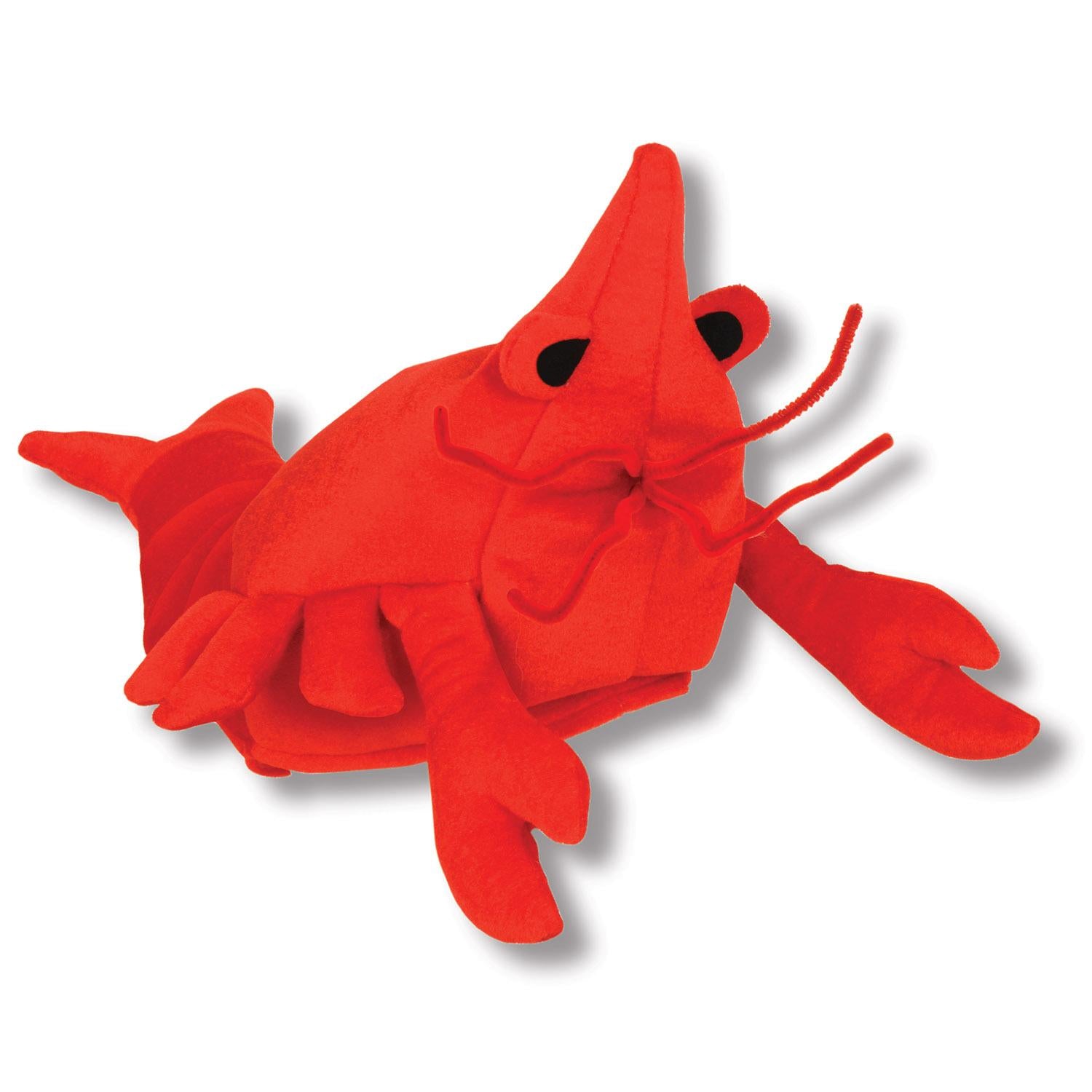 Beistle Mardi Gras Plush Crawfish Hat