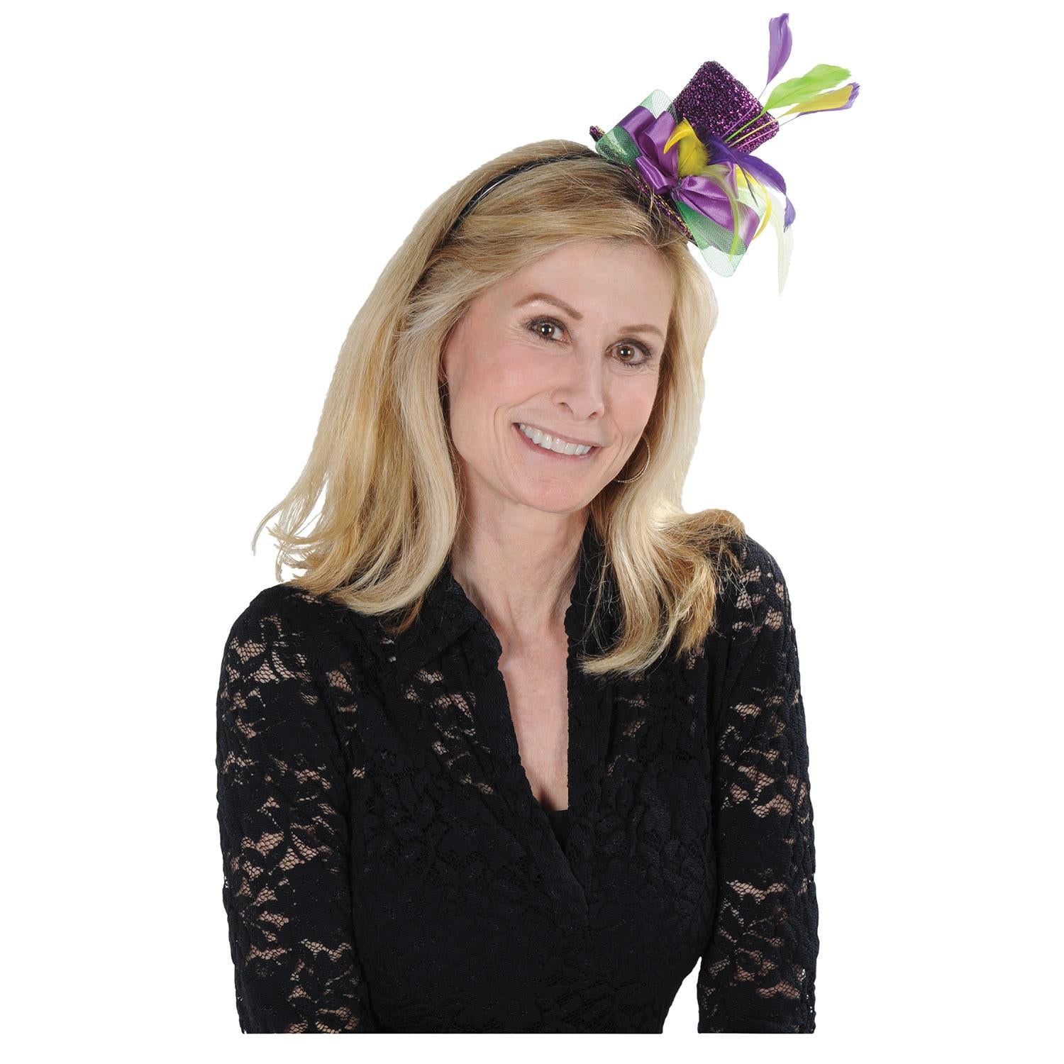 Beistle Mardi GrasTop Hat Headband