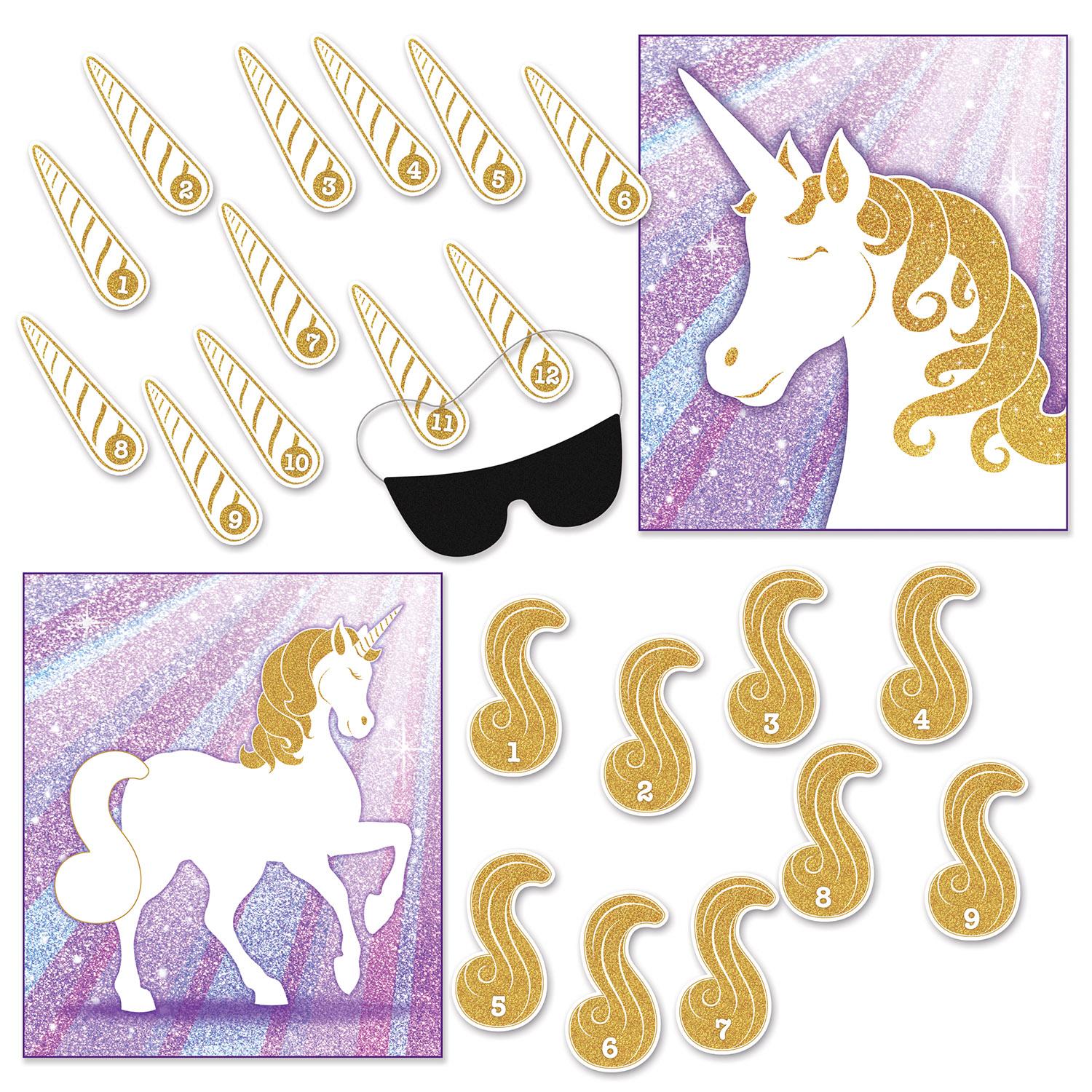 Beistle Unicorn Party Games (2/Pkg)