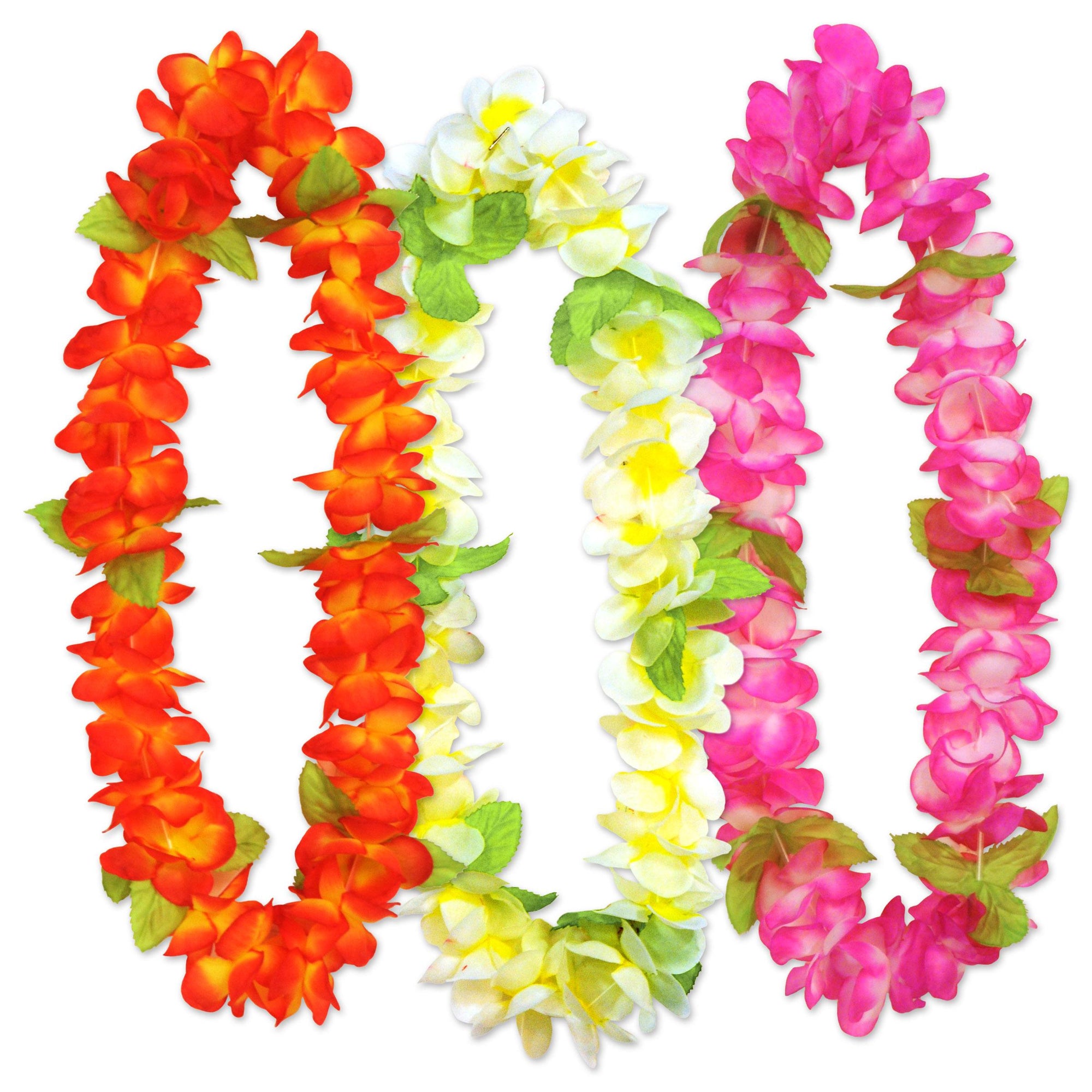 Beistle Luau Party Sunset Floral Leis (3/Pkg)