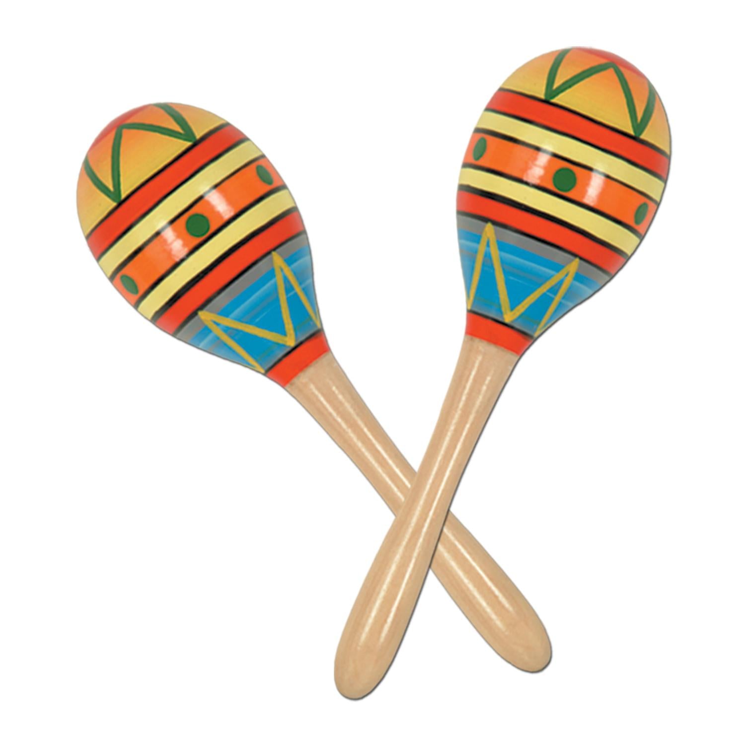 Beistle Fiesta Fun Party Maracas (2/Pkg)