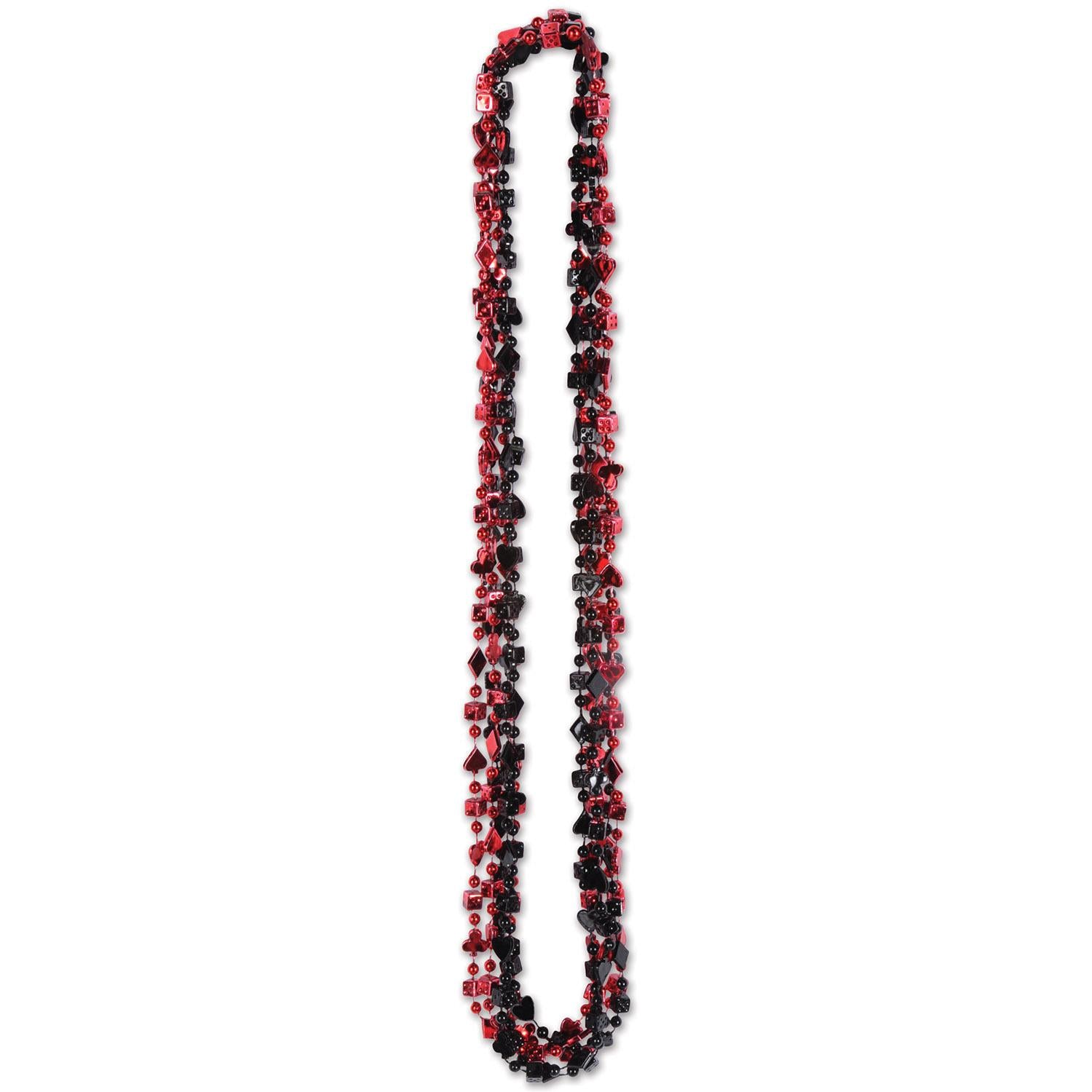 Beistle Casino Party Bead Necklaces