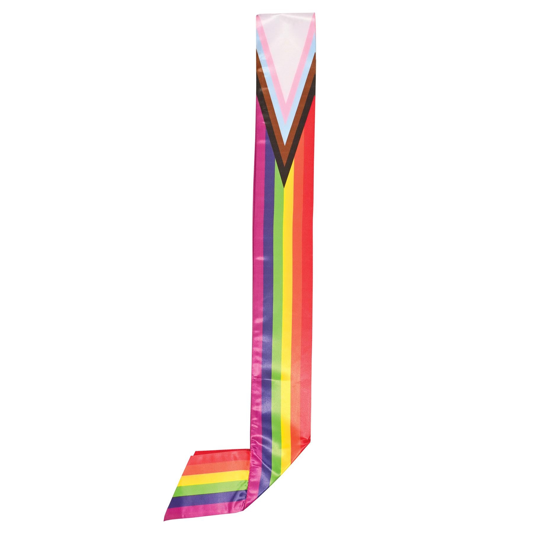 Beistle Pride Flag Satin Sash (6 Per Case)